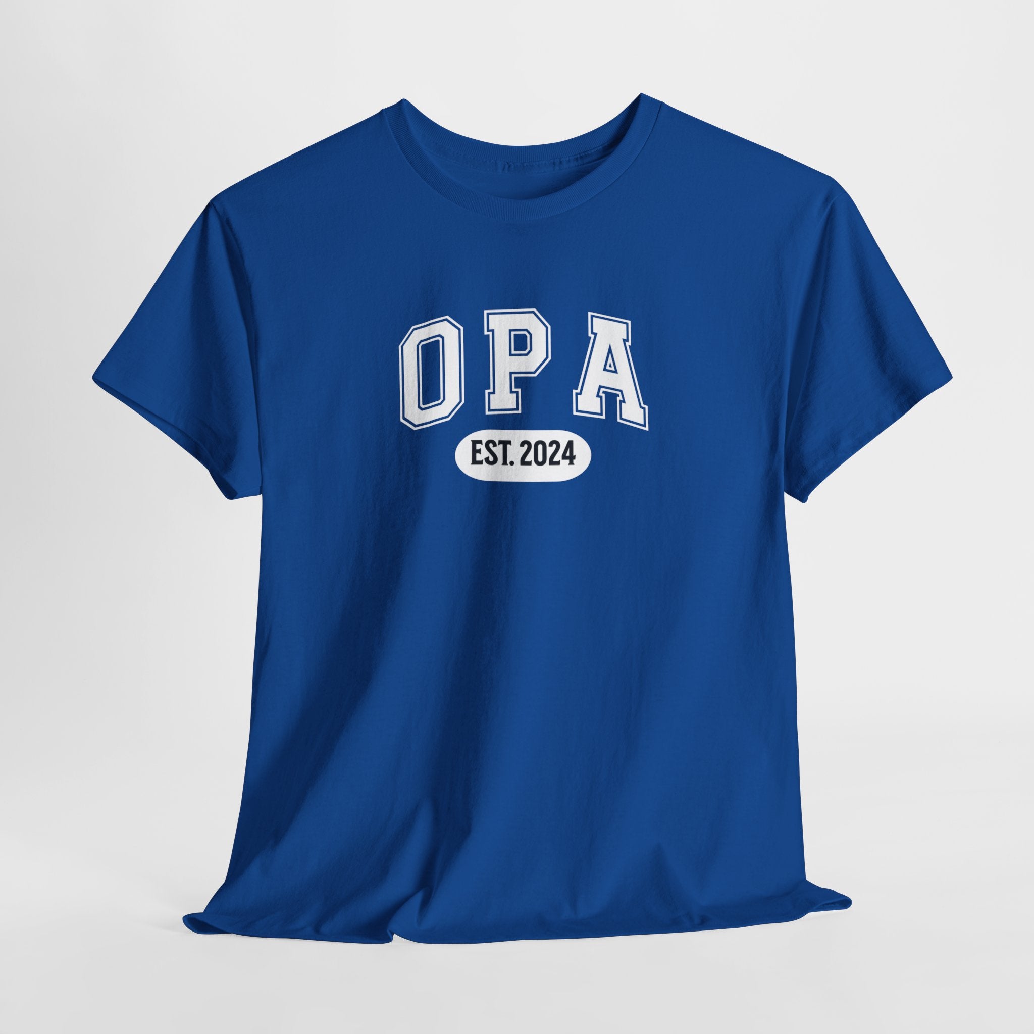 Gepersonaliseerd Opa T-shirt met EST jaartal
