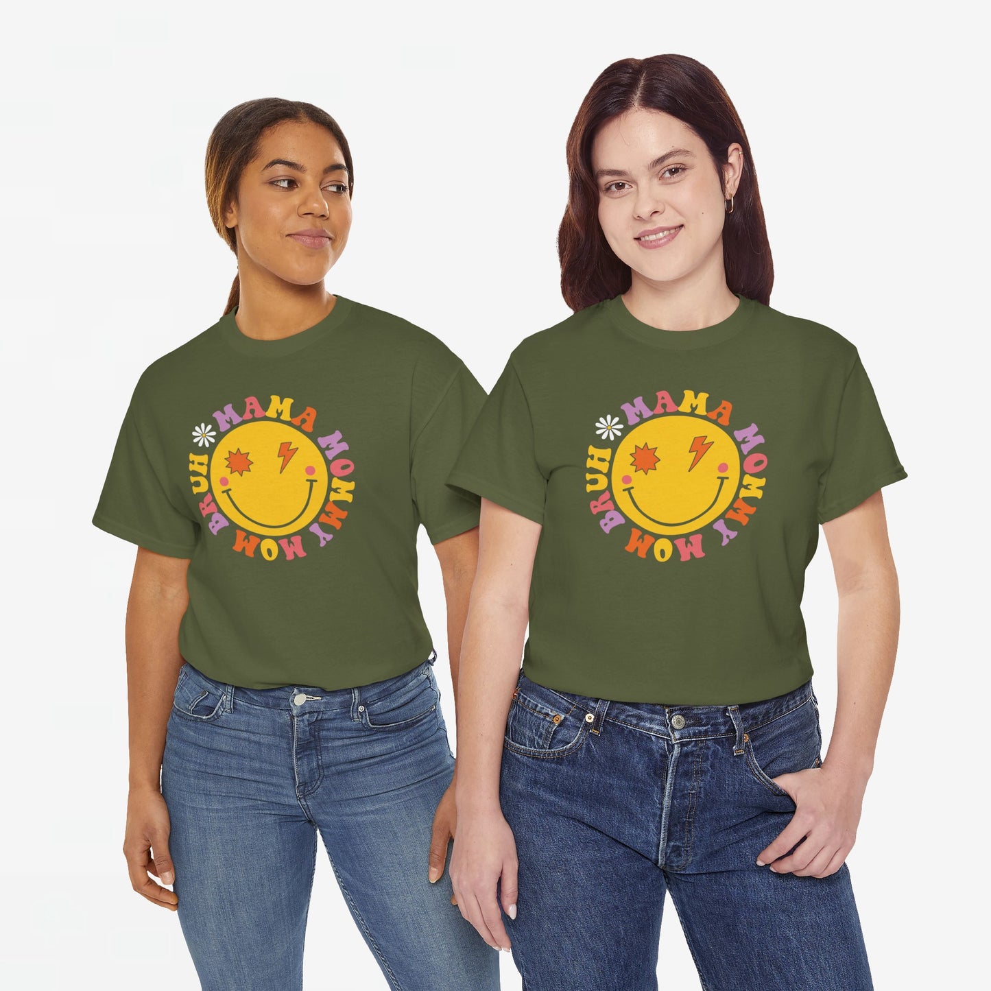 Moederdag Mama Cadeau - T-shirt - Mama Mommy Mom Bruh - Oversized - #35