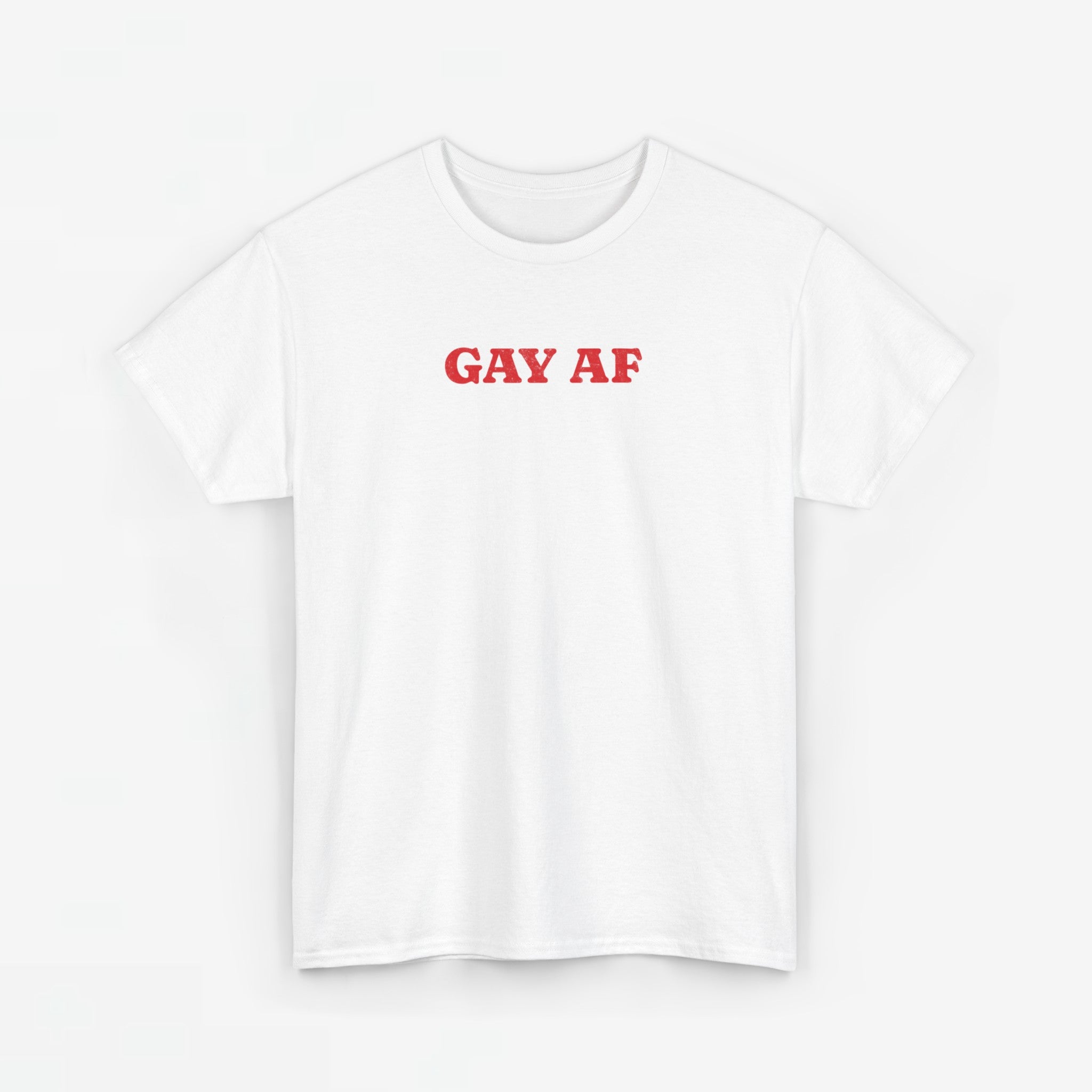 Gay Pride T-shirt -  Gay AF - Oversized Tee