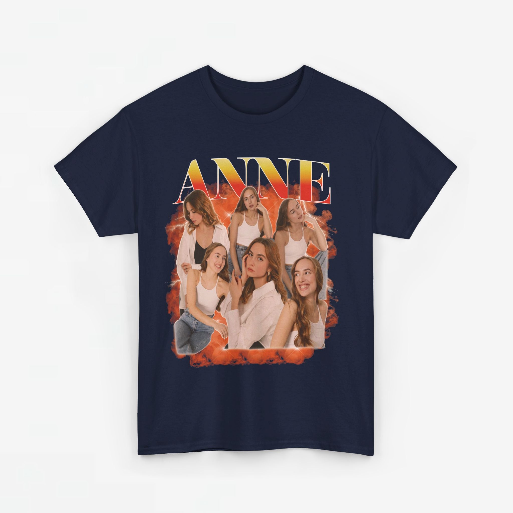 Gepersonaliseerde Cadeau - Vriendin/Vrouw Foto T-shirt - Grappige 90s Bootleg Shirt