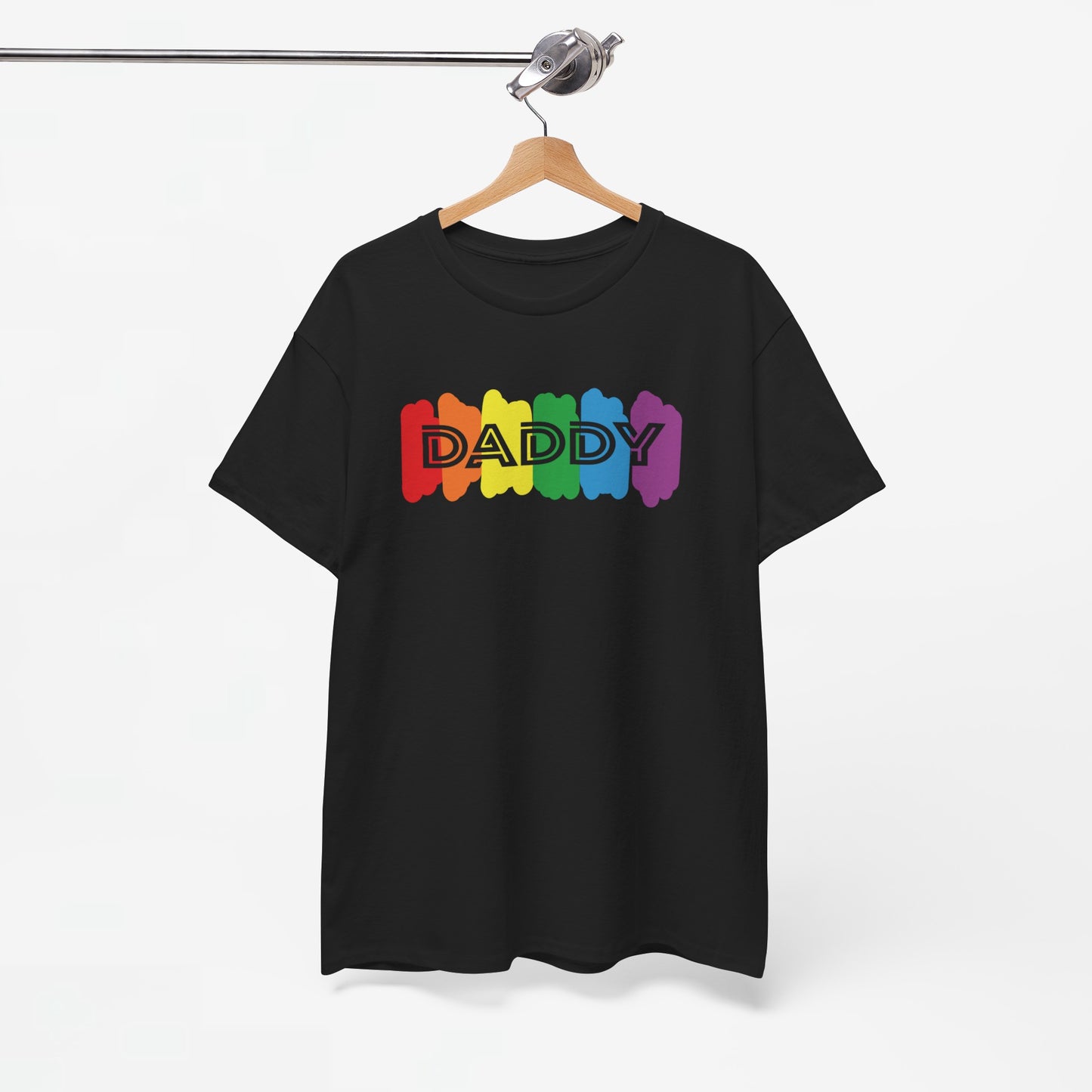 Gay Pride T-shirt - Regenboog Daddy - Oversized #64