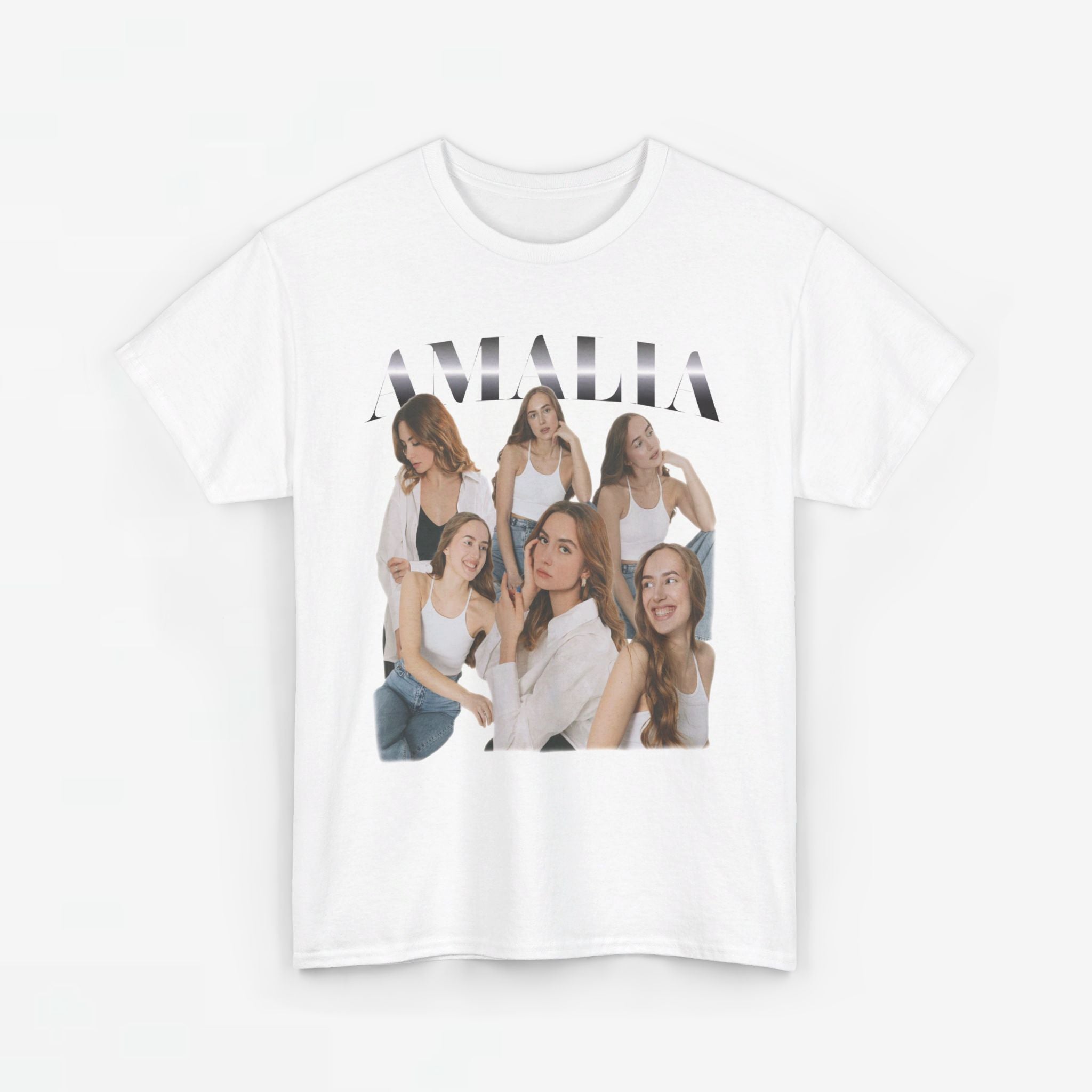 Gepersonaliseerde Cadeau - Vriendin/Vrouw Foto T-shirt - Grappige 90s Bootleg Shirt