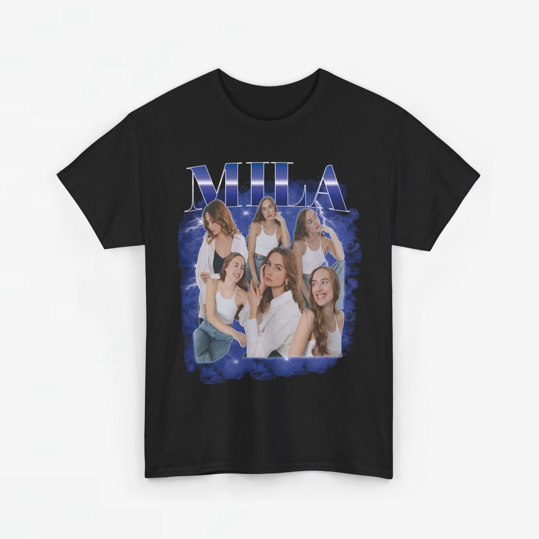 Gepersonaliseerde Cadeau - Vriendin/Vrouw Foto T-shirt - Grappige 90s Bootleg Shirt