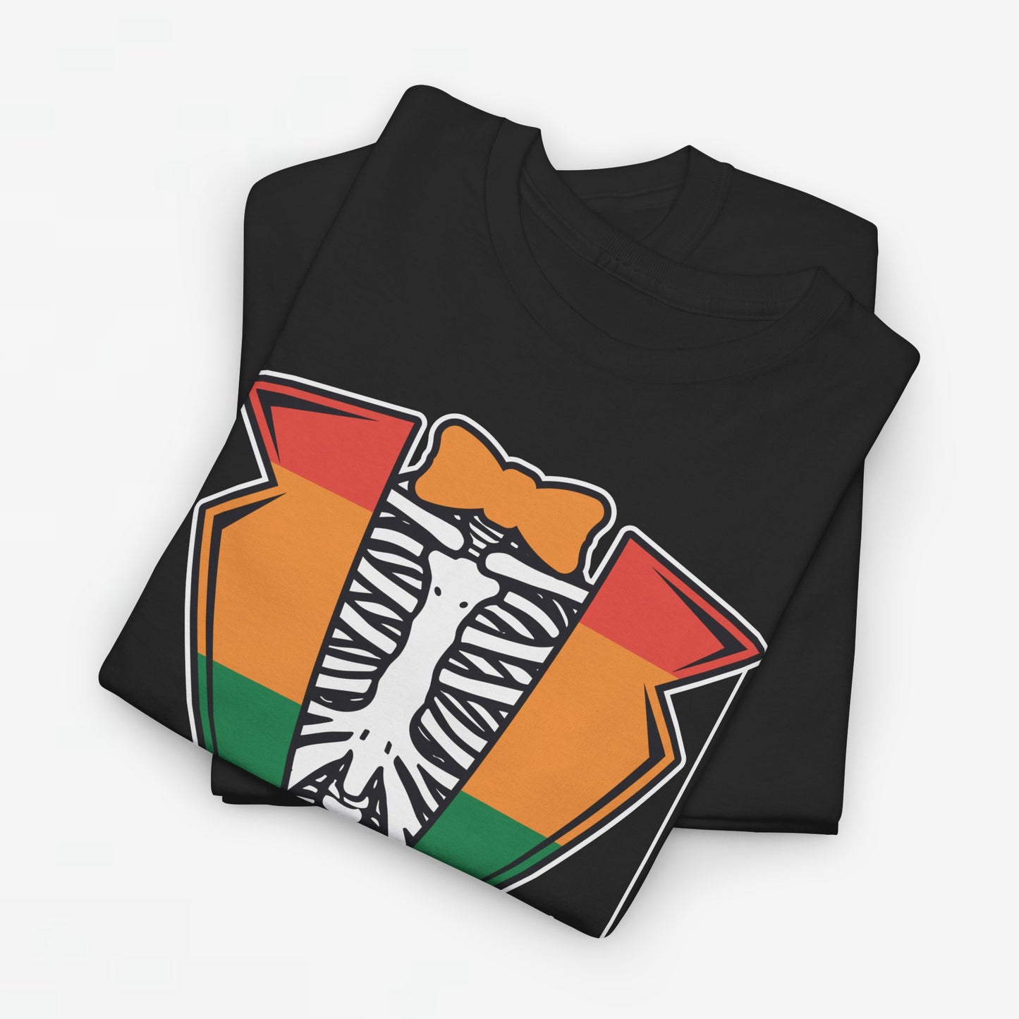 Gay Pride T-shirt - Skelet Regenboog Suit - Oversized #72