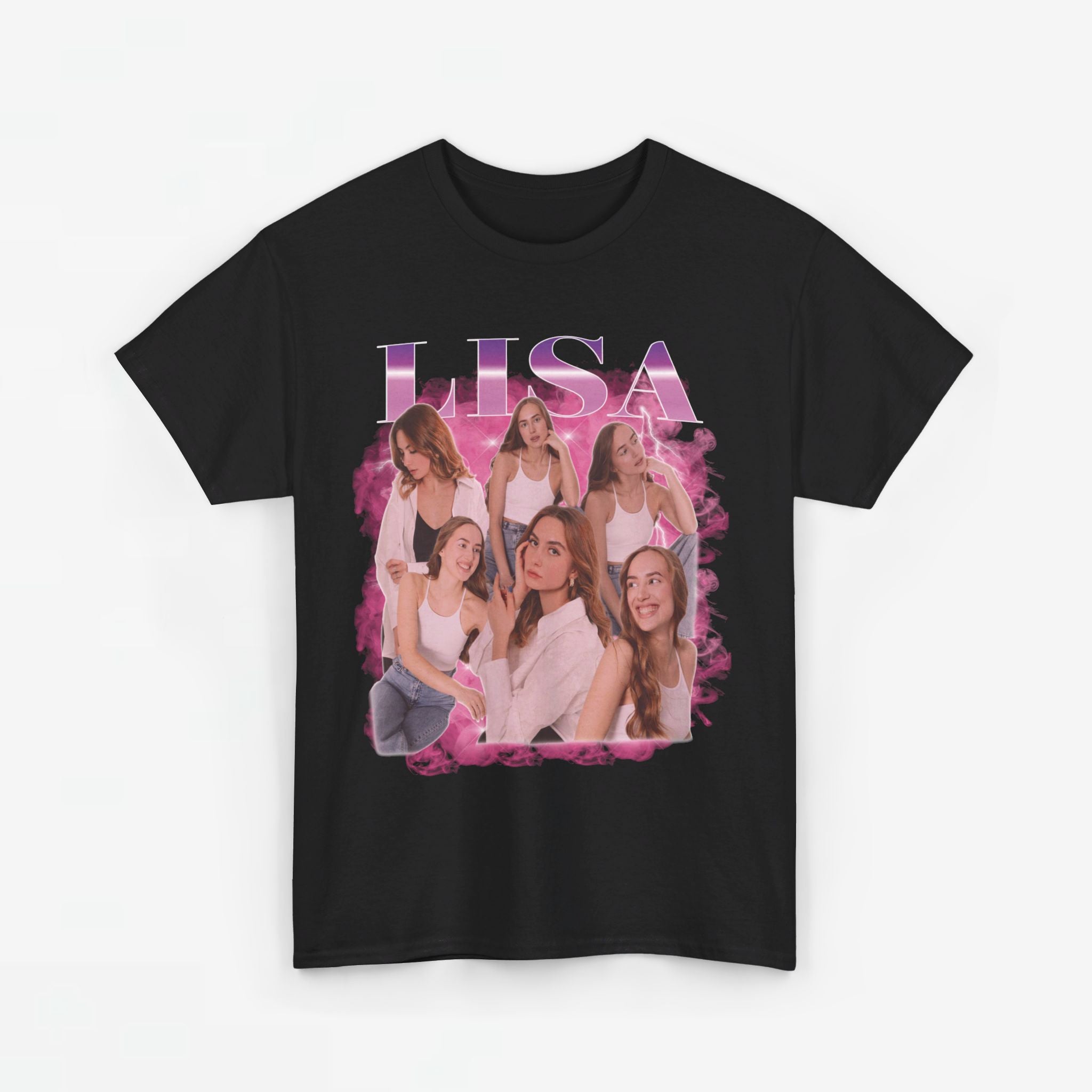 Gepersonaliseerde Cadeau - Vriendin/Vrouw Foto T-shirt - Grappige 90s Bootleg Shirt