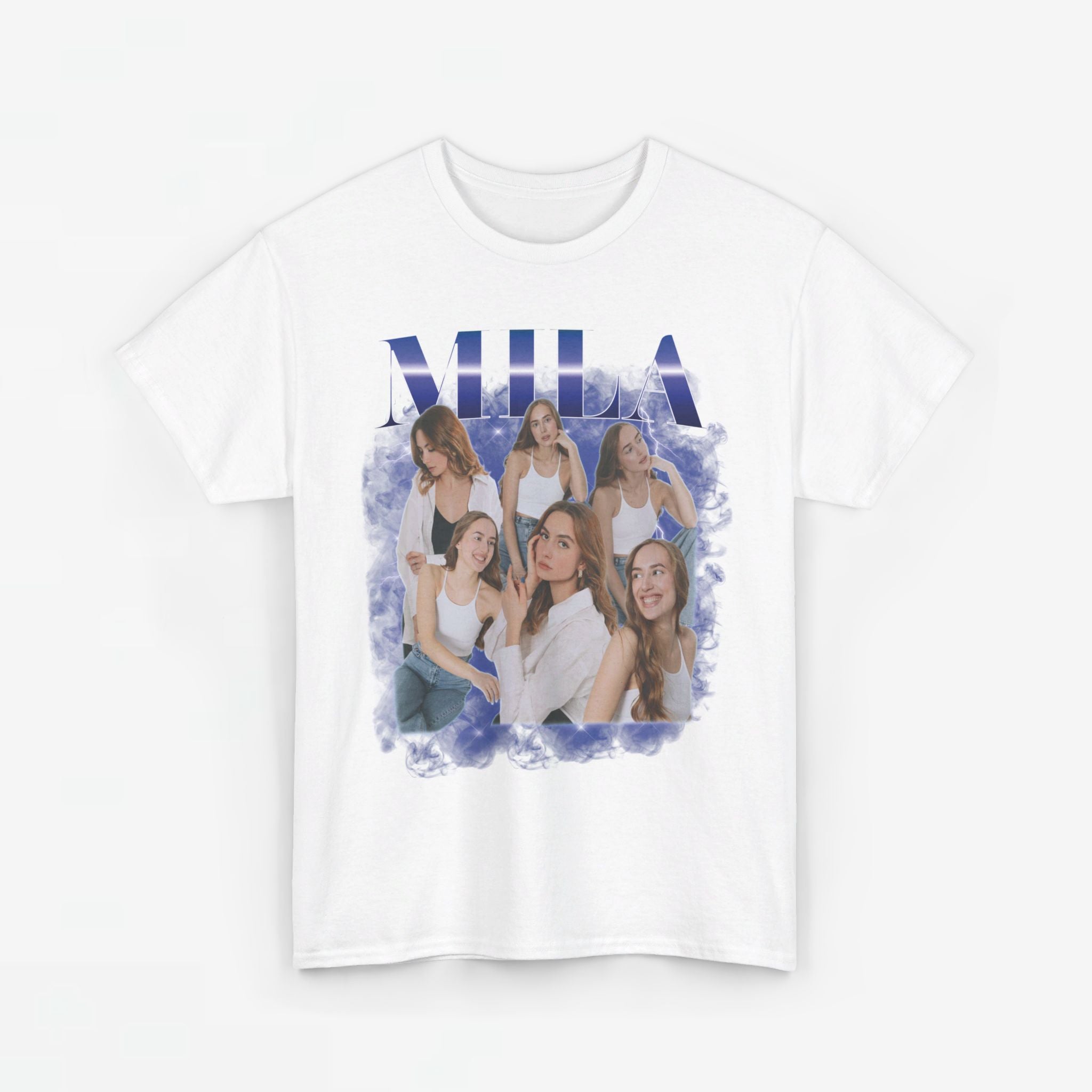 Gepersonaliseerde Cadeau - Vriendin/Vrouw Foto T-shirt - Grappige 90s Bootleg Shirt