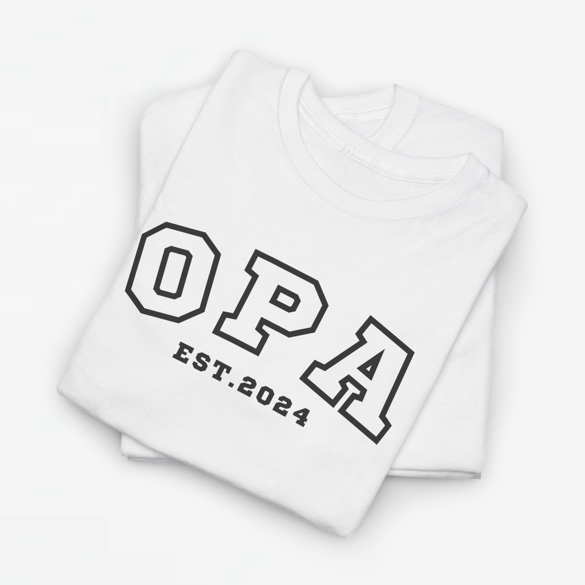 Gepersonaliseerd Opa T-shirt met EST jaartal