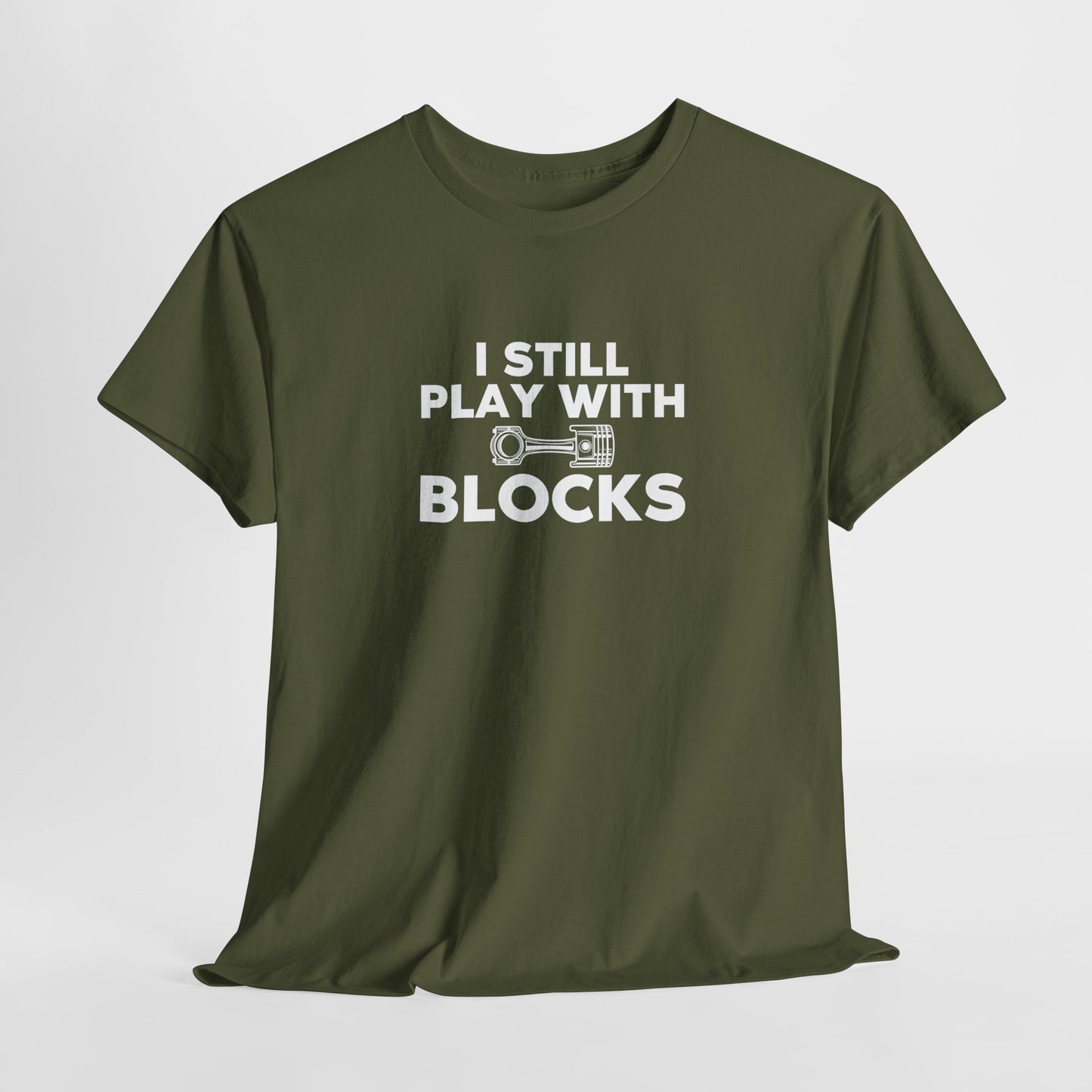 Vaderdag Papa Cadeau - T-shirt - I still play with blocks - Oversized #57
