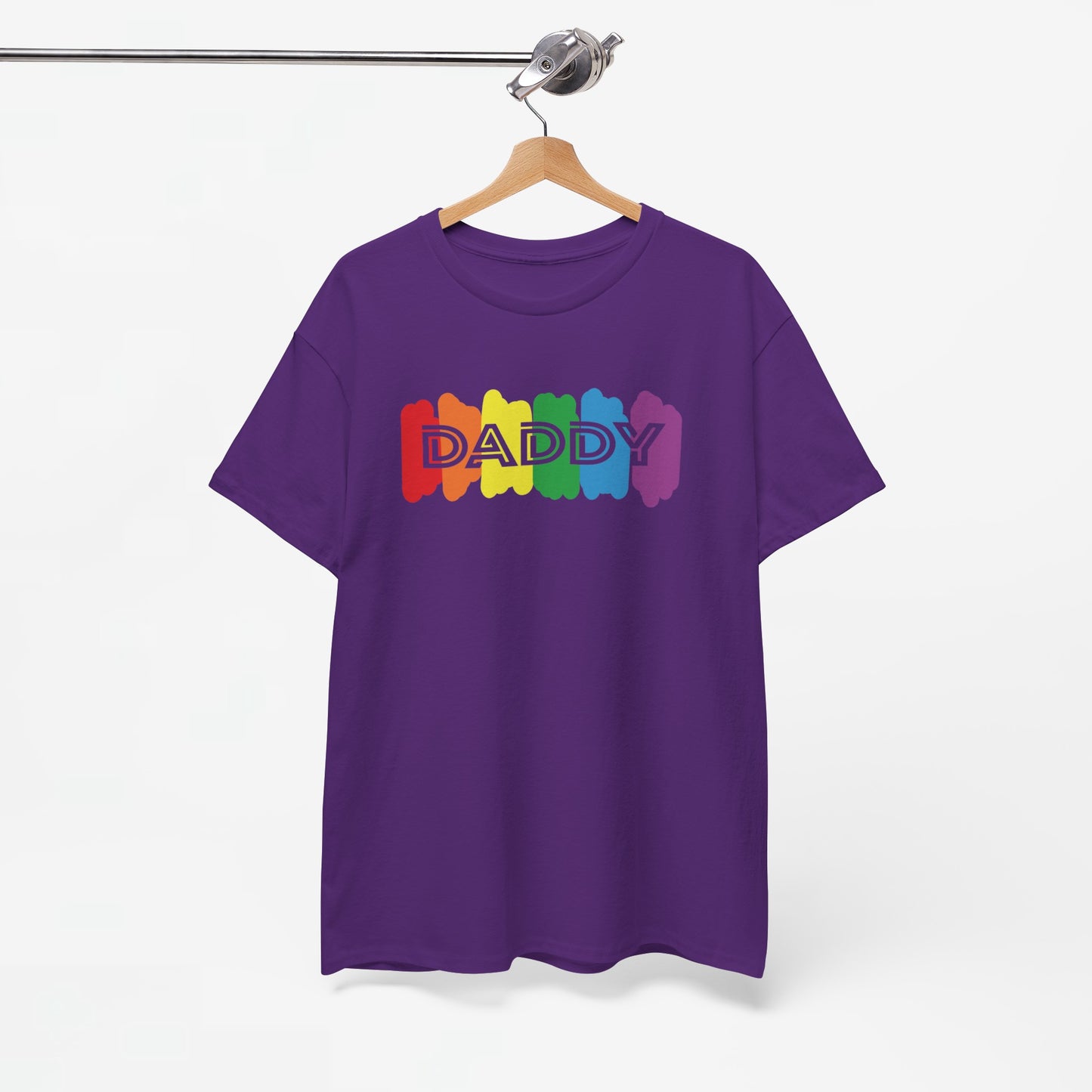 Gay Pride T-shirt - Regenboog Daddy - Oversized #64