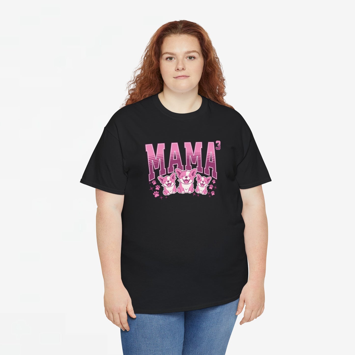Moederdag Mama Cadeau - T-shirt - Mama van 3 - Oversized - #92