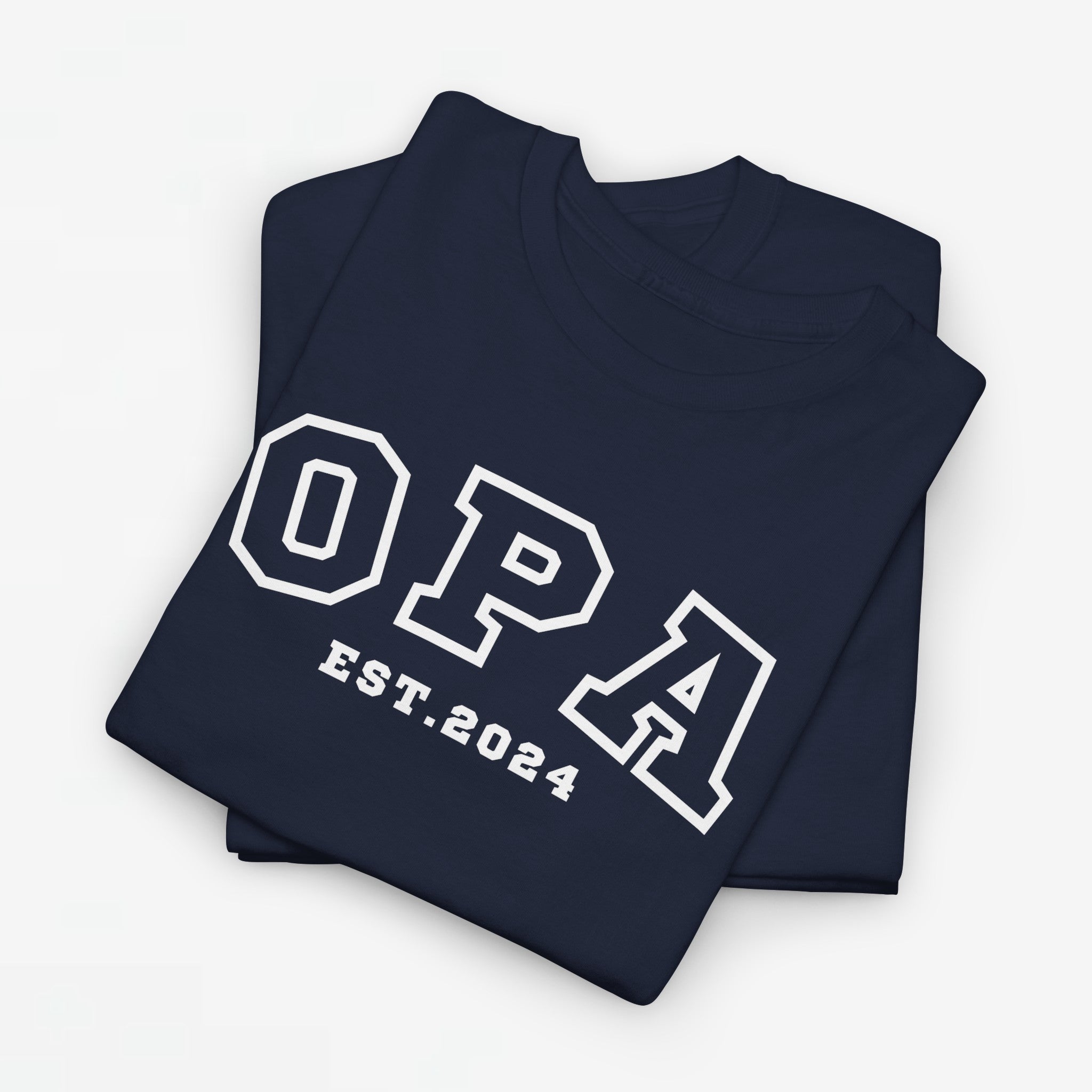 Gepersonaliseerd Opa T-shirt met EST jaartal