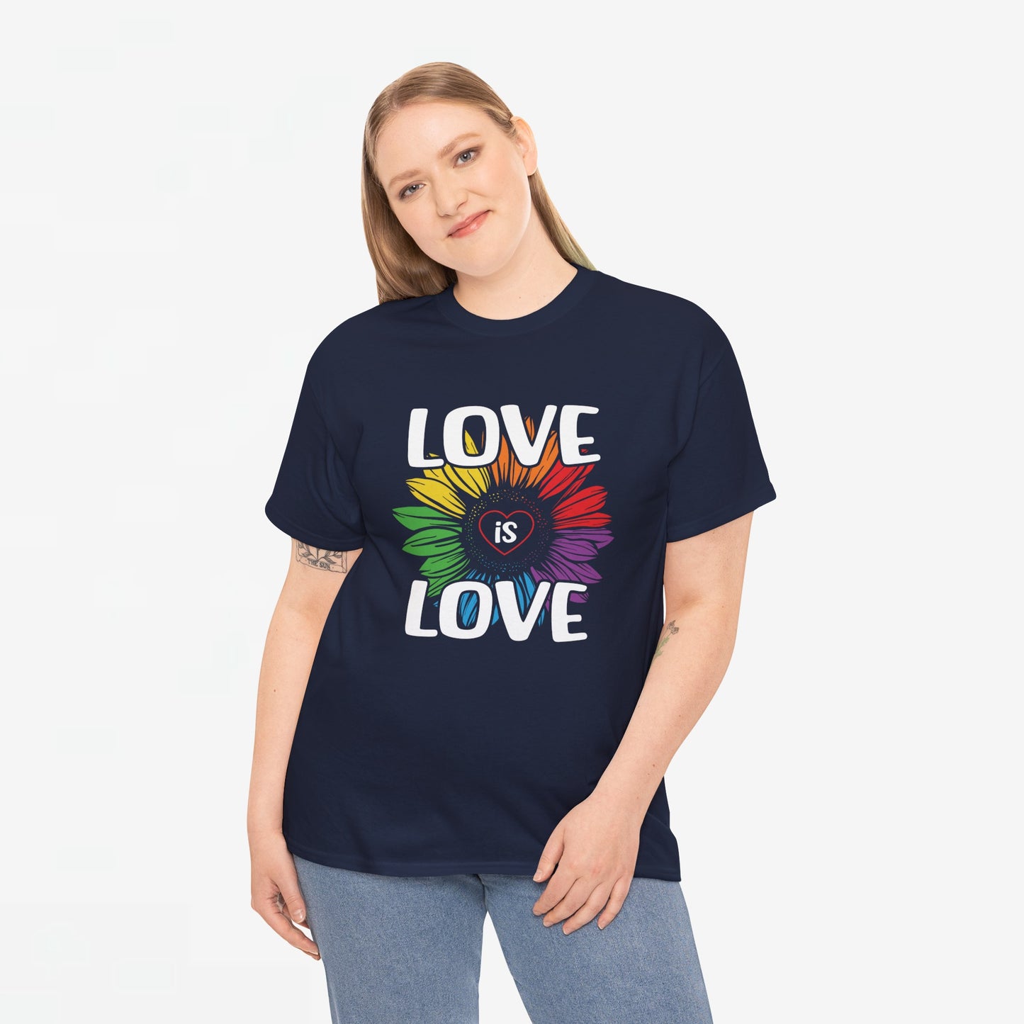 Gay Pride T-shirt - Love is Love - Oversized #65