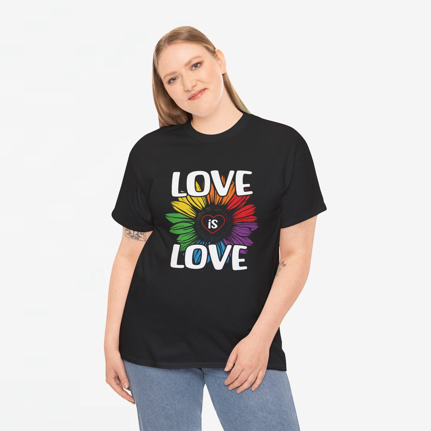 Gay Pride T-shirt - Love is Love - Oversized #65