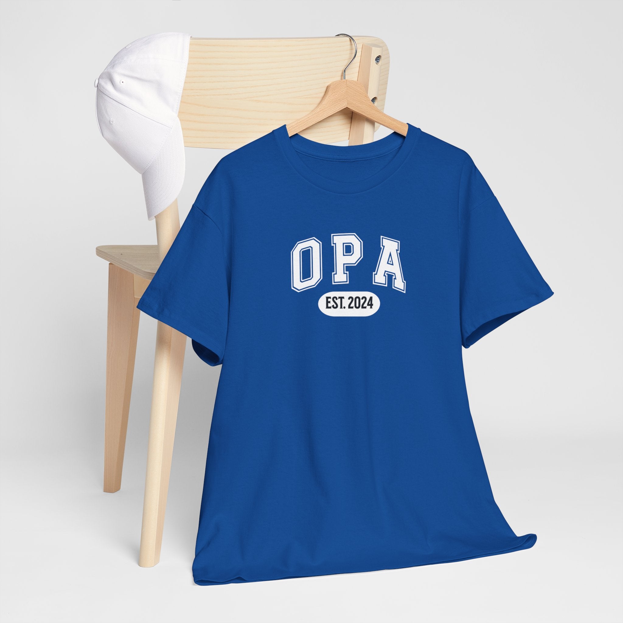 Gepersonaliseerd Opa T-shirt met EST jaartal