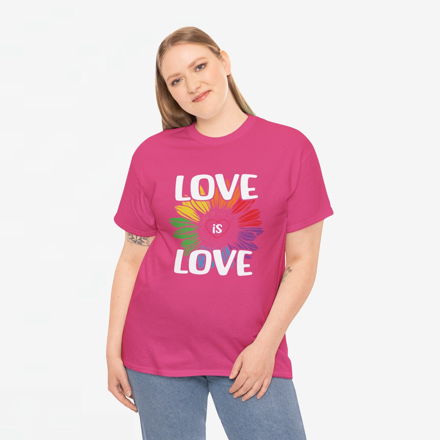 Gay Pride T-shirt - Love is Love - Oversized #65