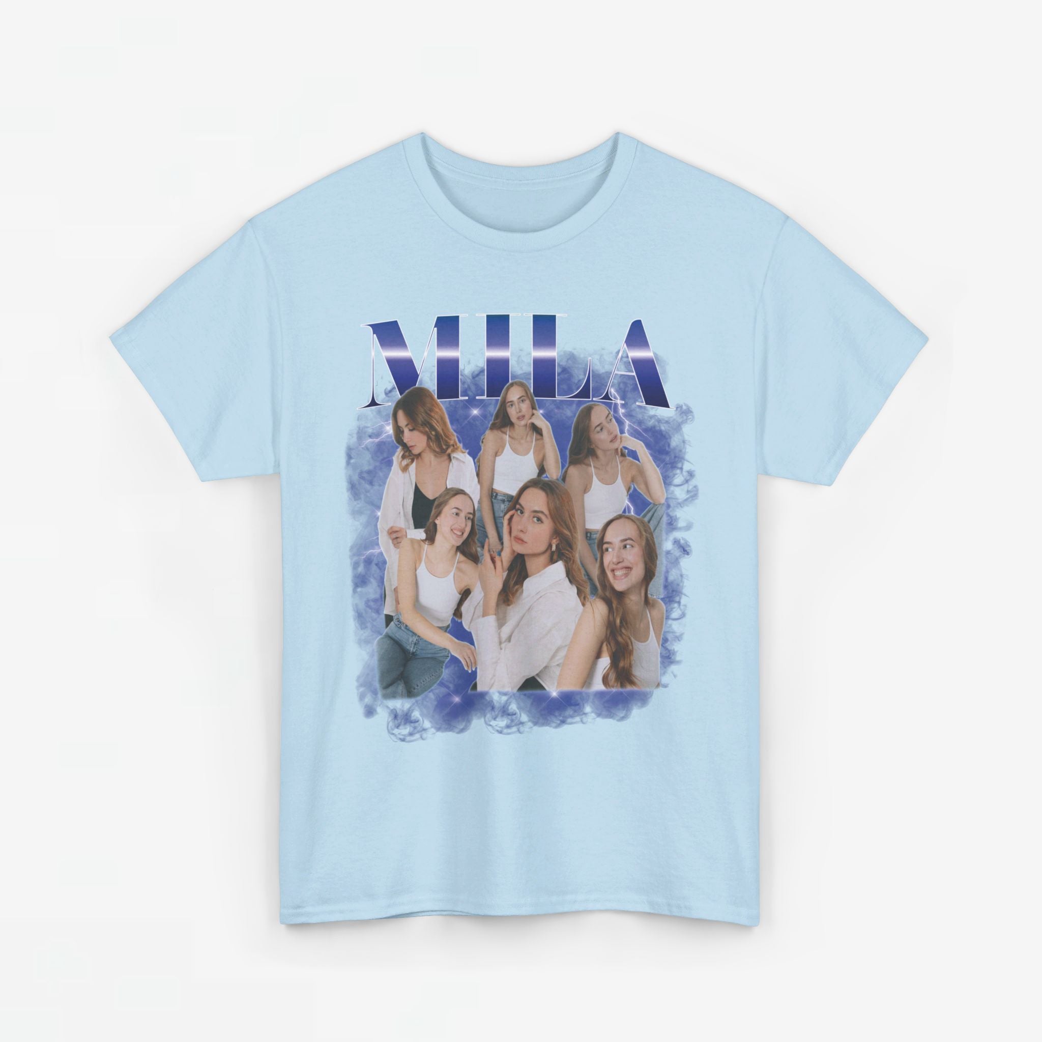 Gepersonaliseerde Cadeau - Vriendin/Vrouw Foto T-shirt - Grappige 90s Bootleg Shirt