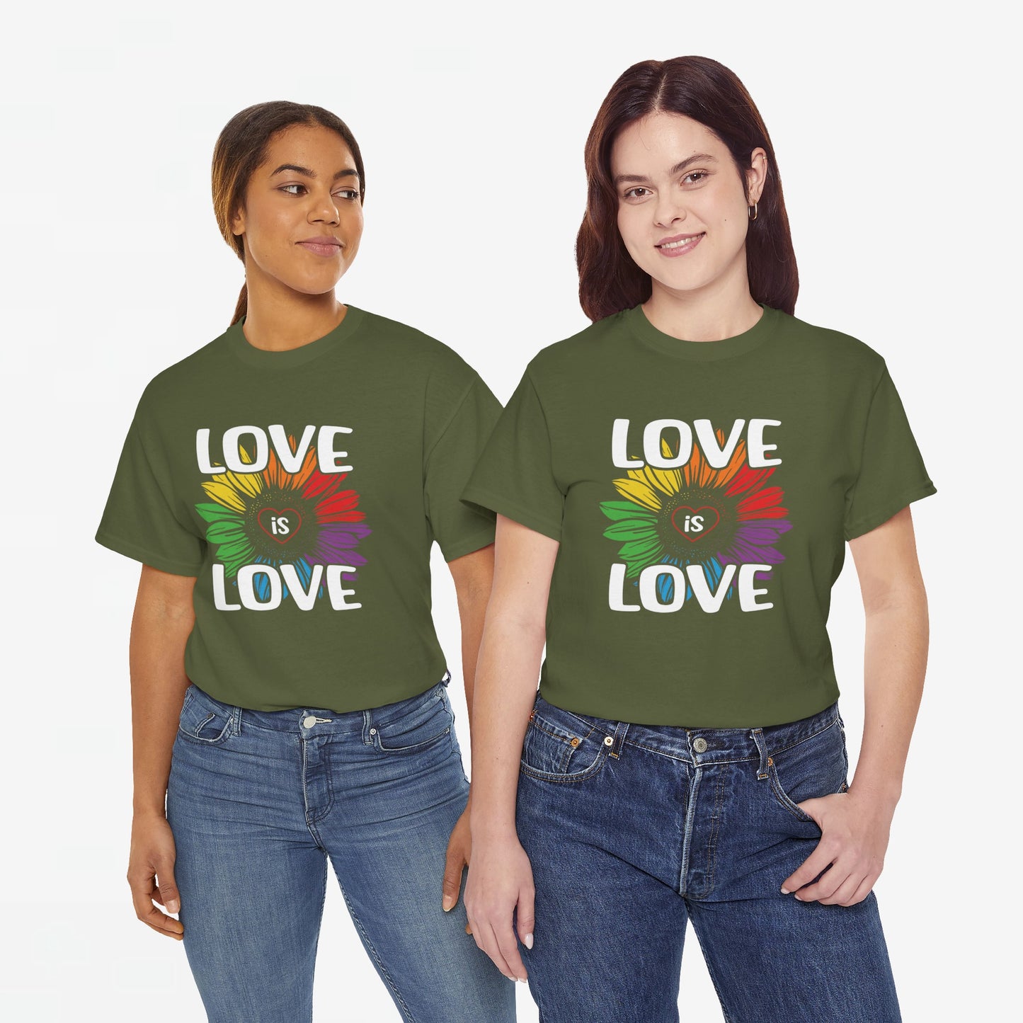 Gay Pride T-shirt - Love is Love - Oversized #65