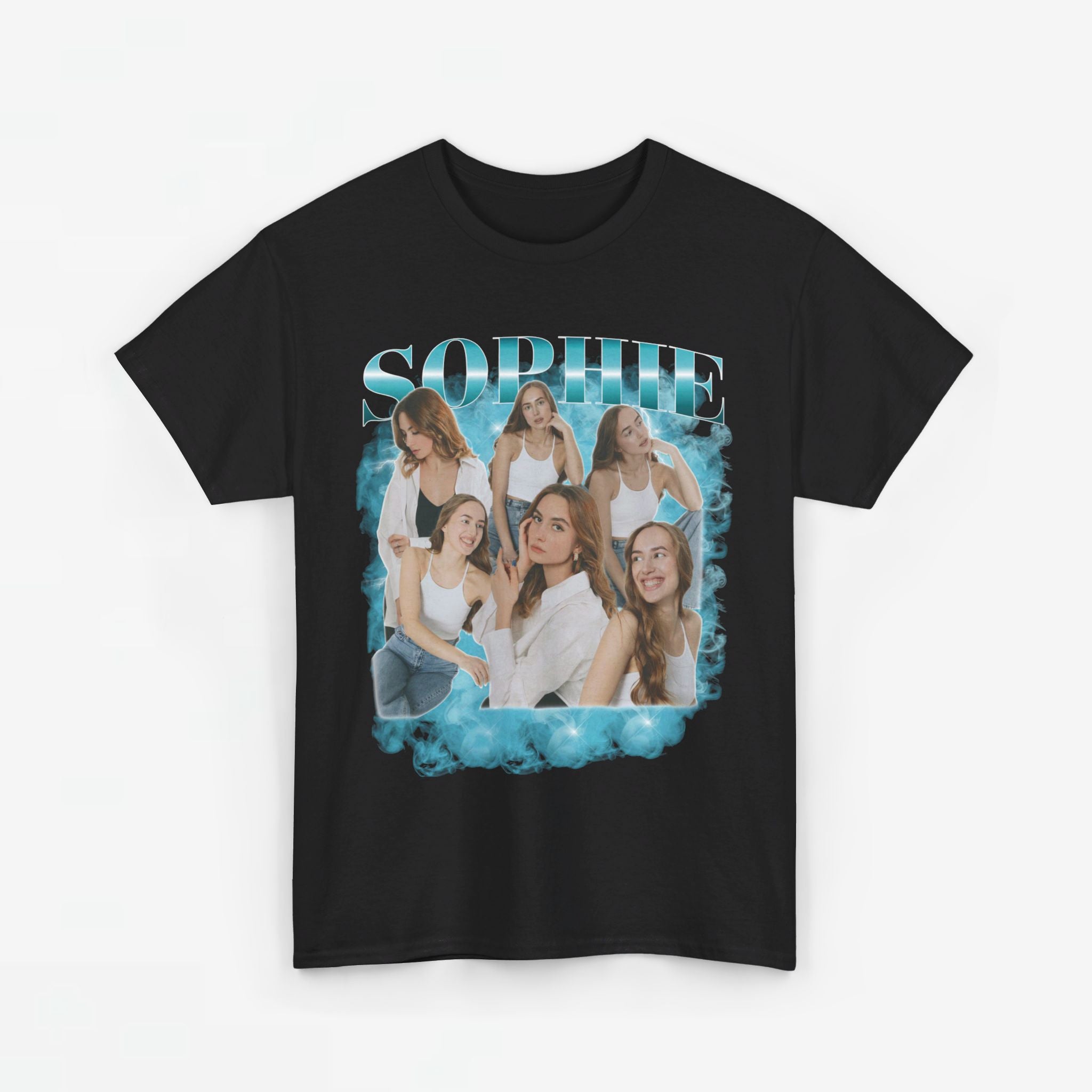 Gepersonaliseerde Cadeau - Vriendin/Vrouw Foto T-shirt - Grappige 90s Bootleg Shirt