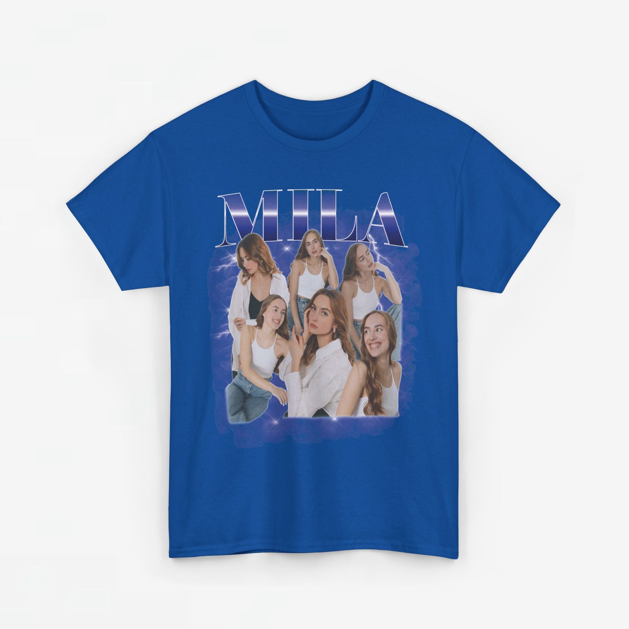 Gepersonaliseerde Cadeau - Vriendin/Vrouw Foto T-shirt - Grappige 90s Bootleg Shirt