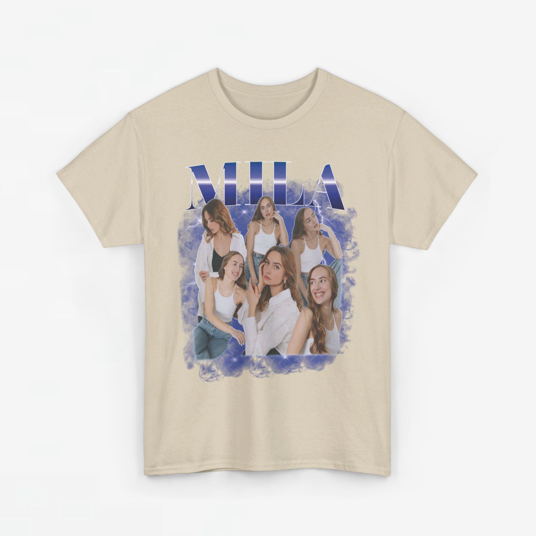 Gepersonaliseerde Cadeau - Vriendin/Vrouw Foto T-shirt - Grappige 90s Bootleg Shirt