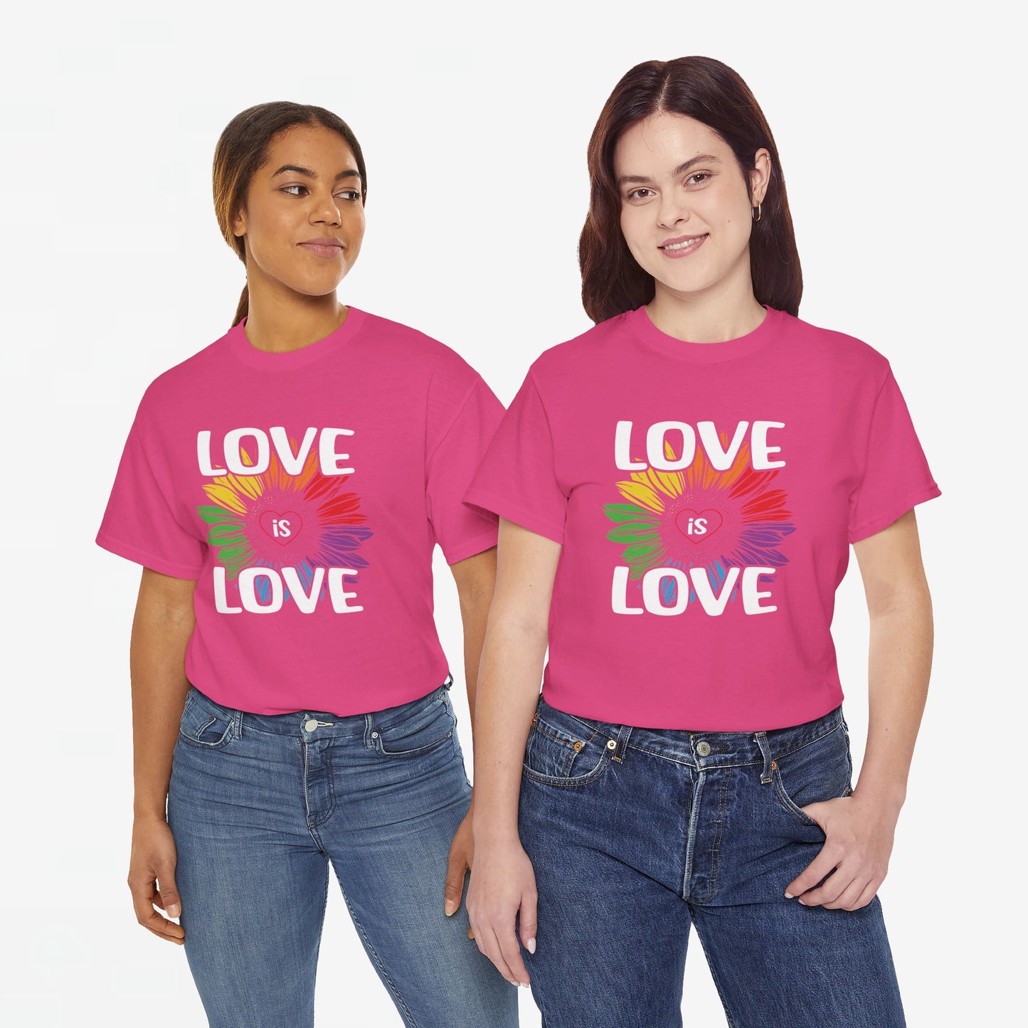 Gay Pride T-shirt - Love is Love - Oversized #65