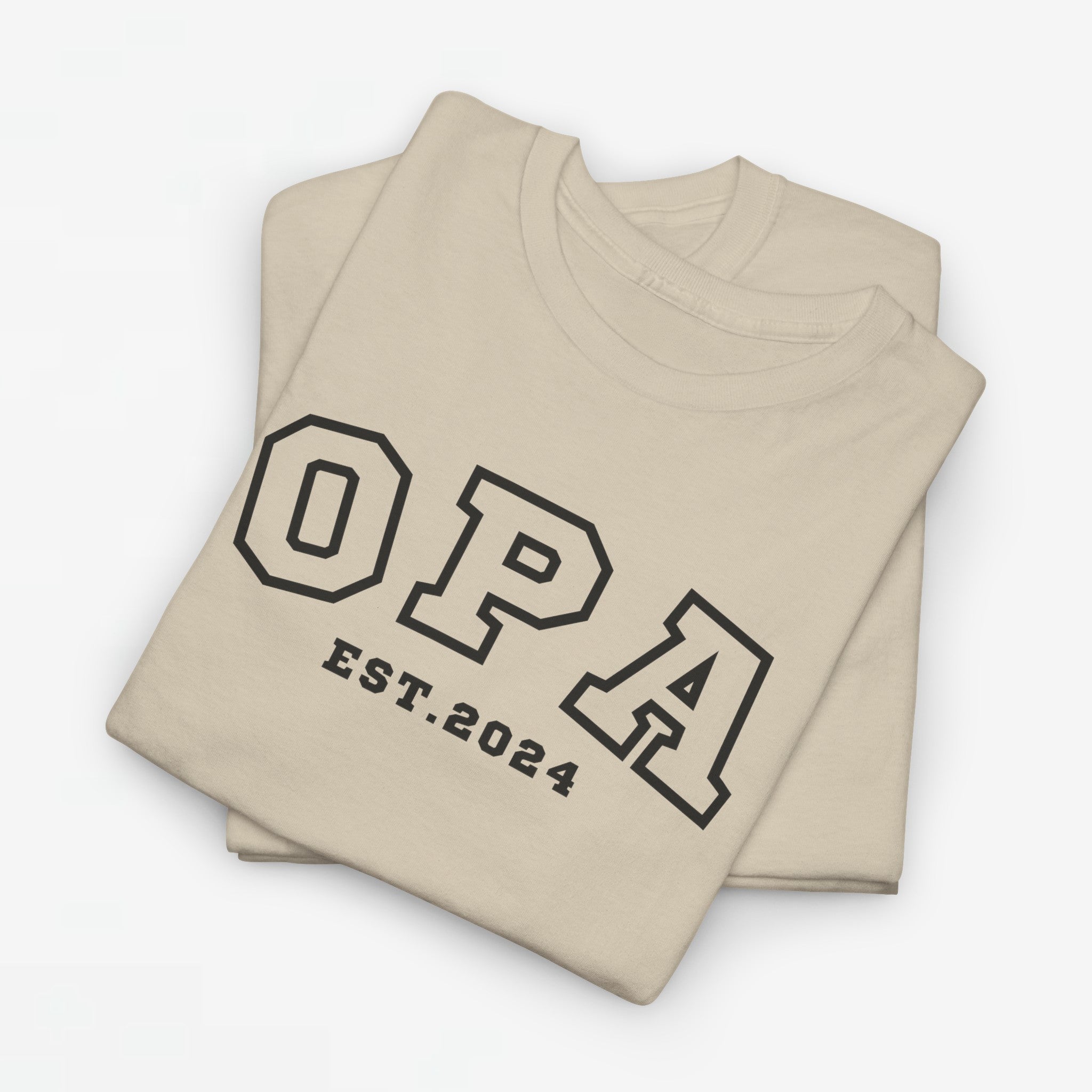 Gepersonaliseerd Opa T-shirt met EST jaartal