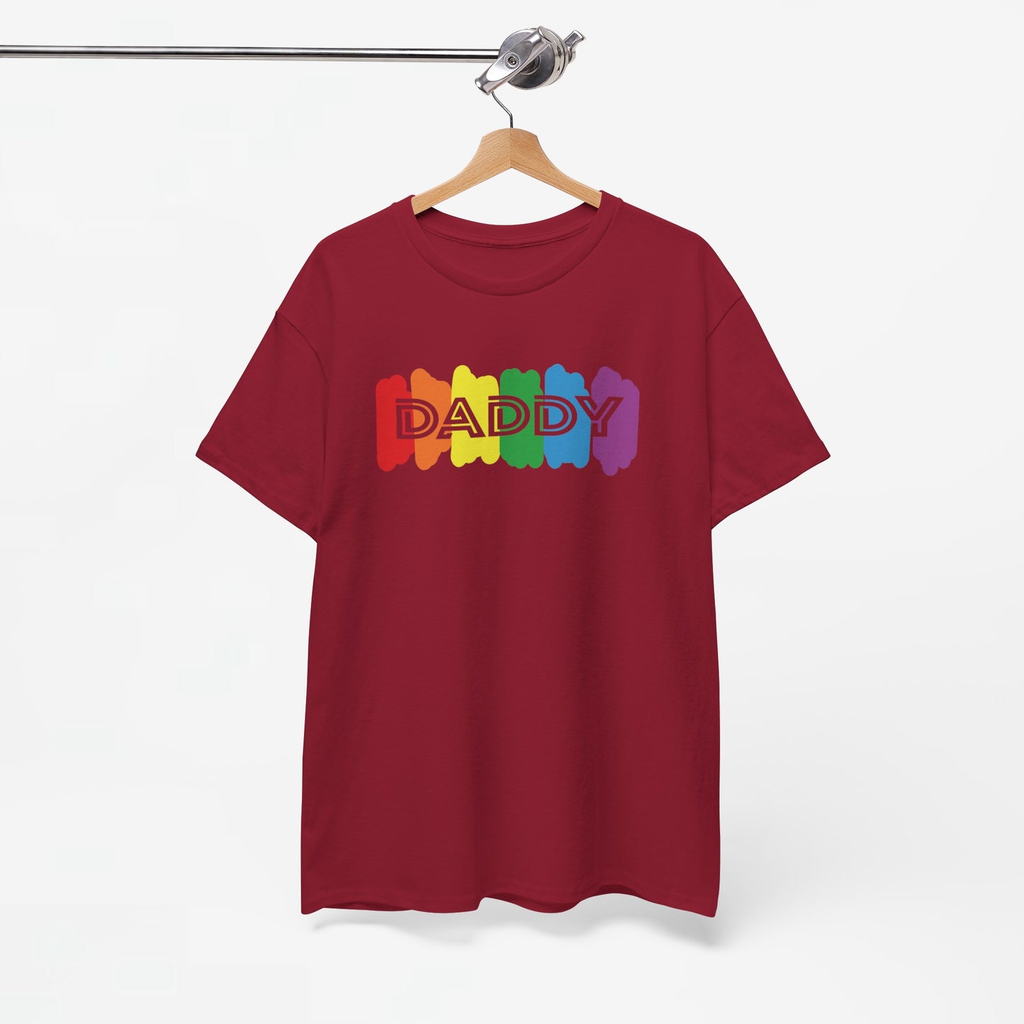 Gay Pride T-shirt - Regenboog Daddy - Oversized #64