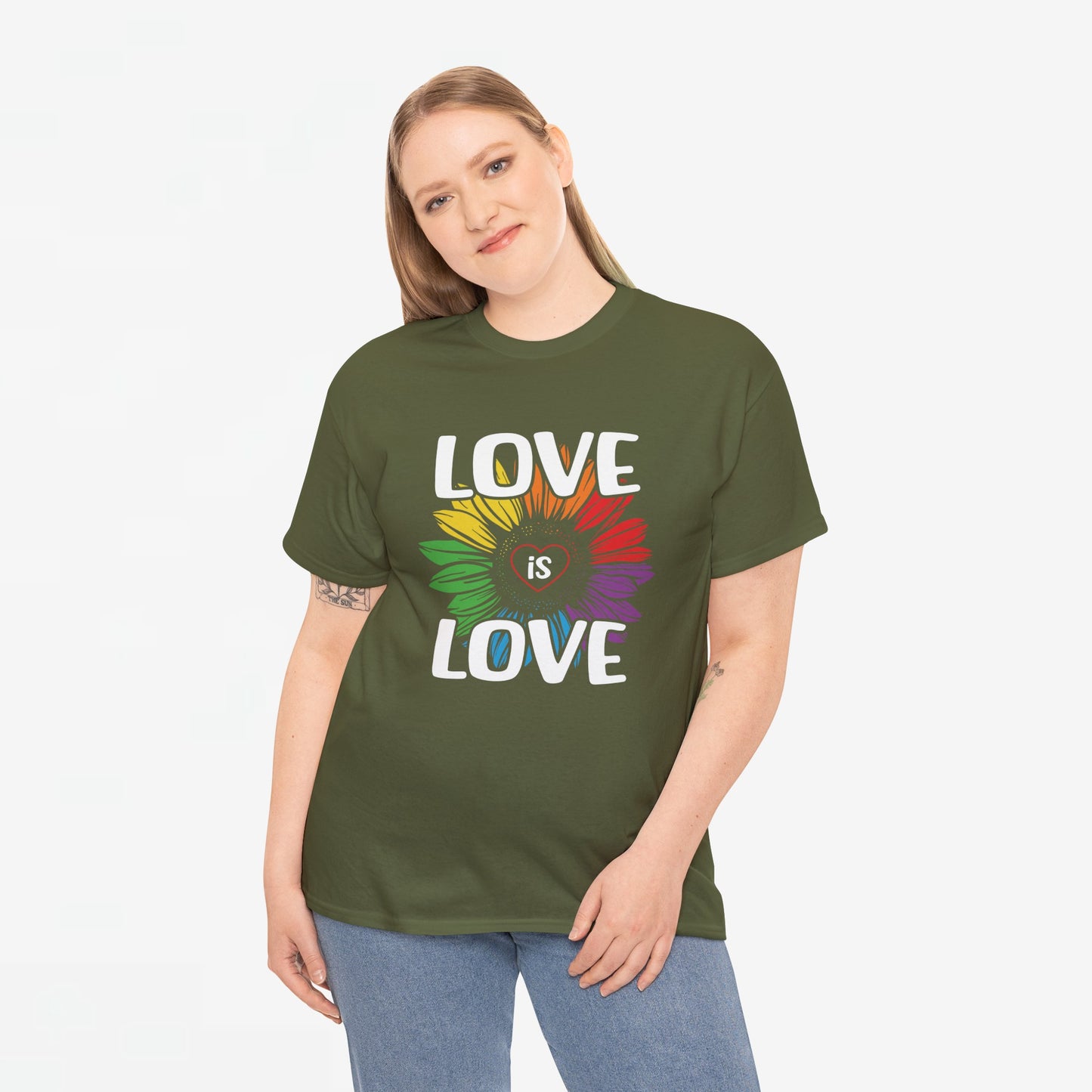 Gay Pride T-shirt - Love is Love - Oversized #65