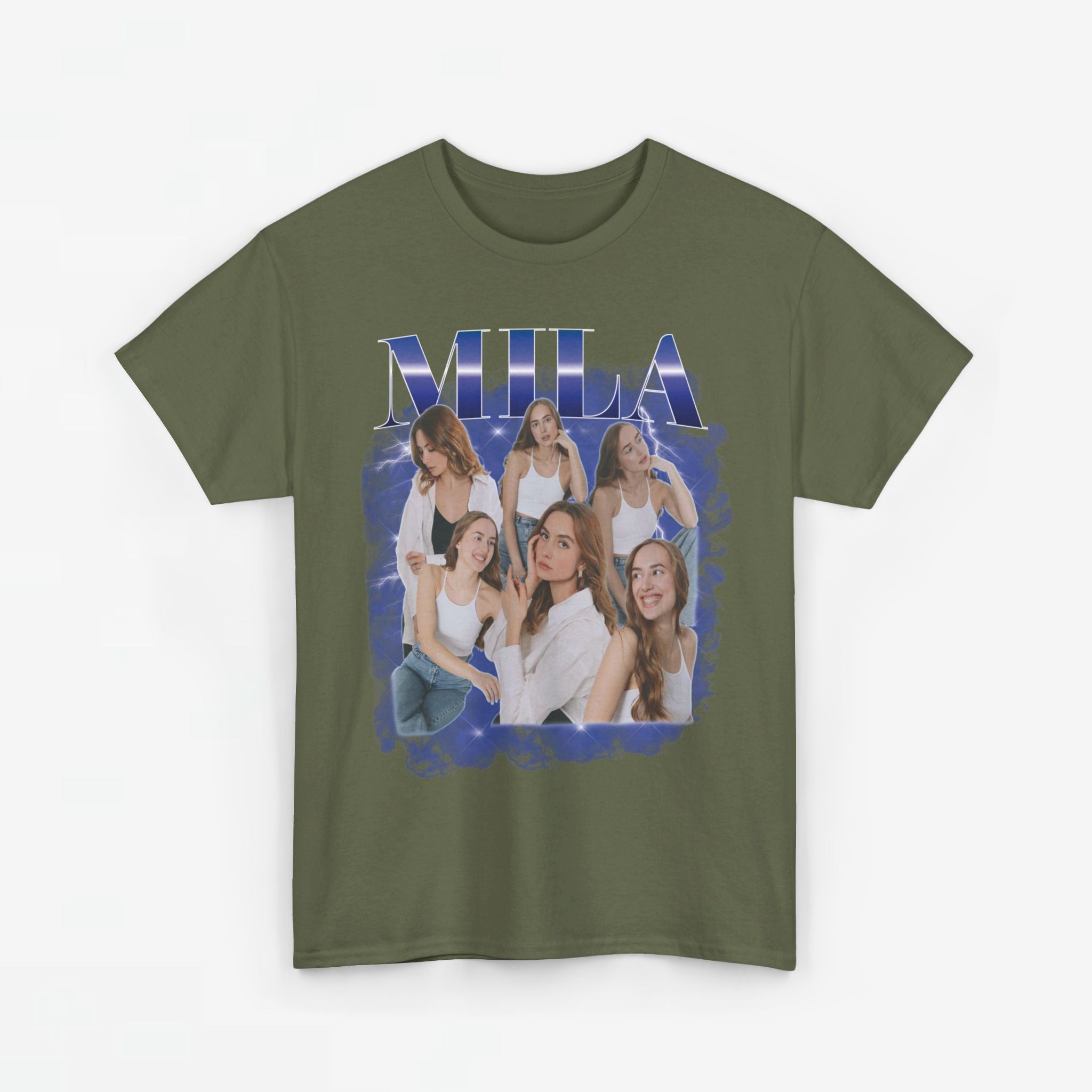 Gepersonaliseerde Cadeau - Vriendin/Vrouw Foto T-shirt - Grappige 90s Bootleg Shirt