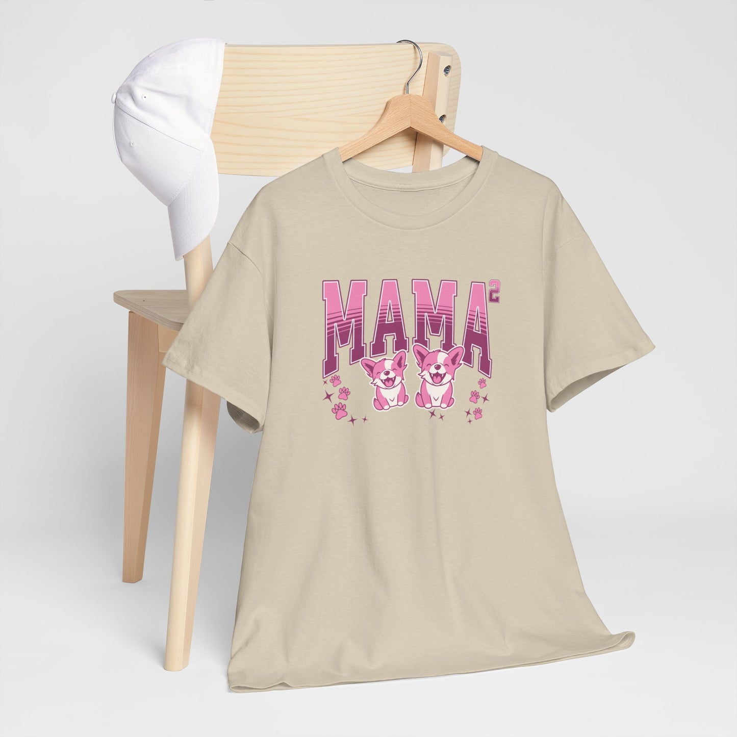 Moederdag Mama Cadeau - T-shirt - Mama van 2 - Oversized - #93