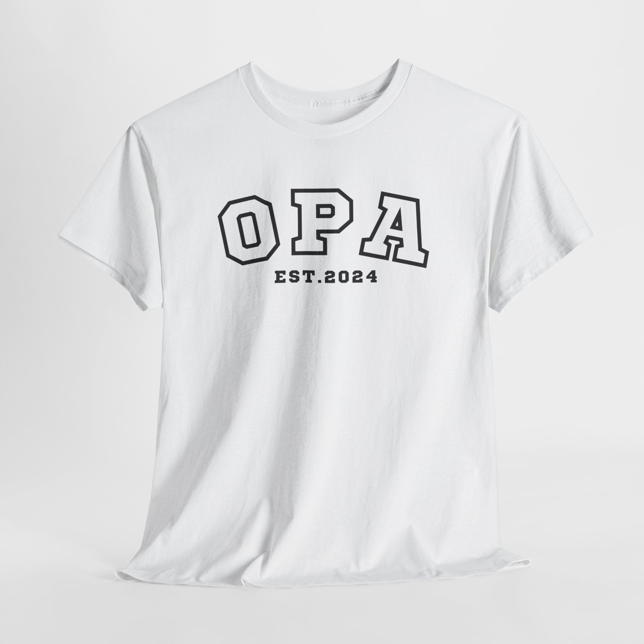Gepersonaliseerd Opa T-shirt met EST jaartal