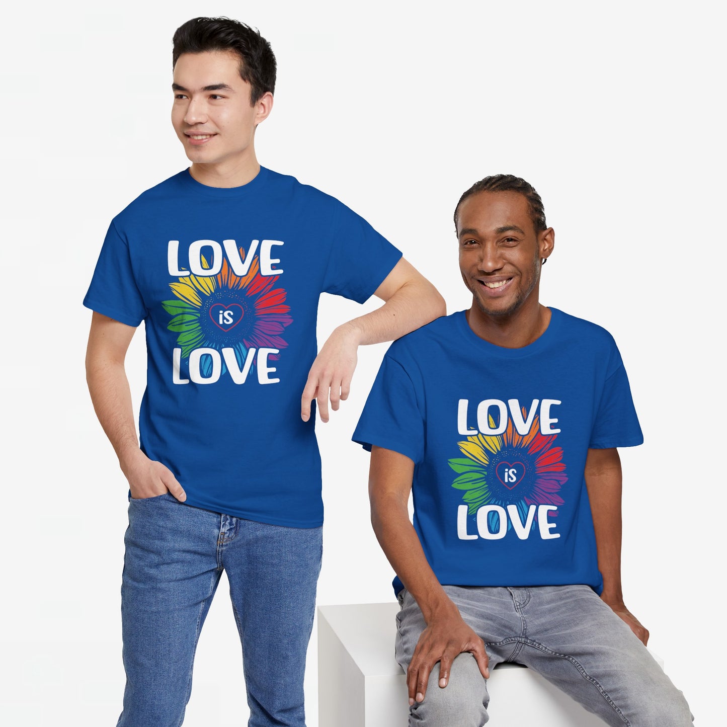 Gay Pride T-shirt - Love is Love - Oversized #65