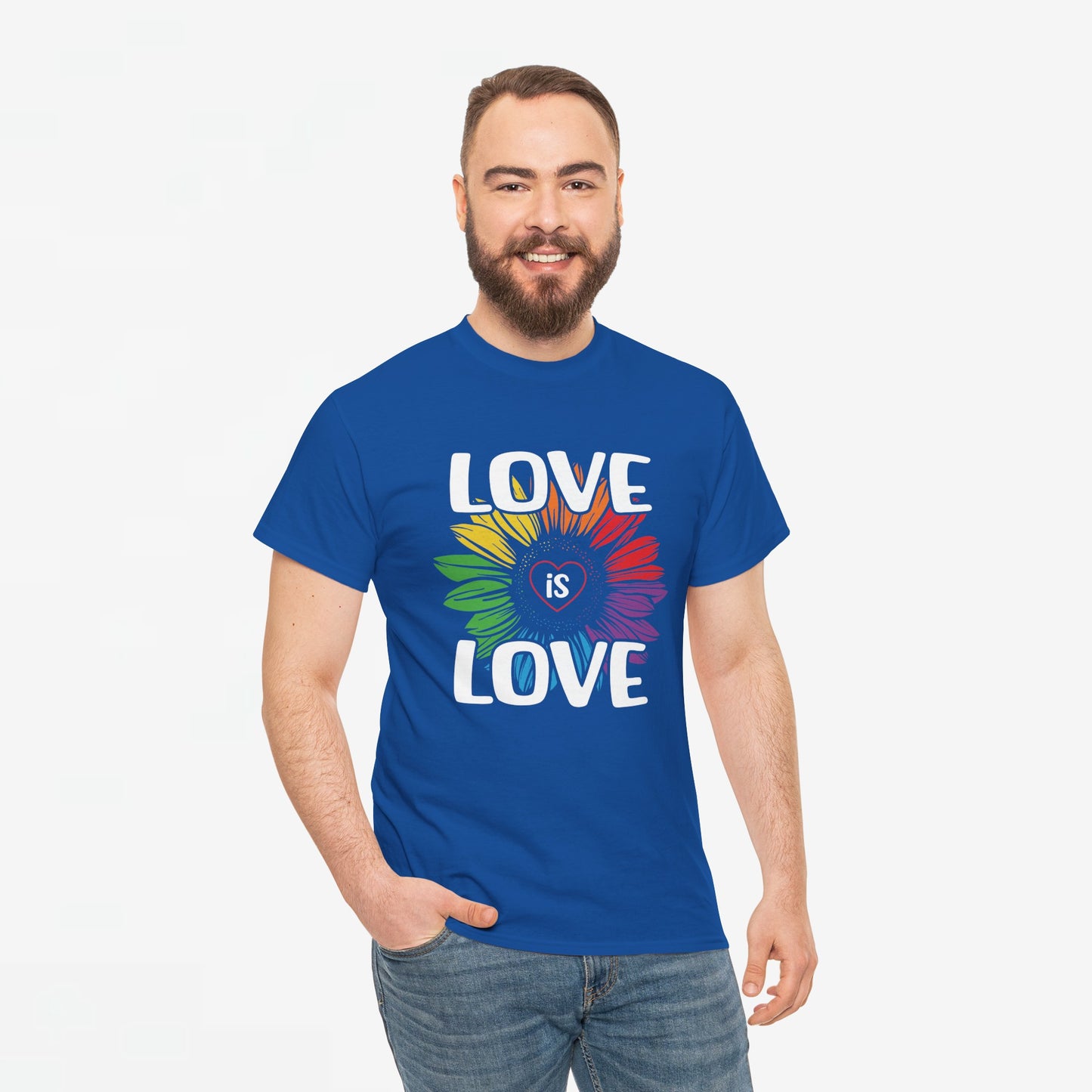 Gay Pride T-shirt - Love is Love - Oversized #65