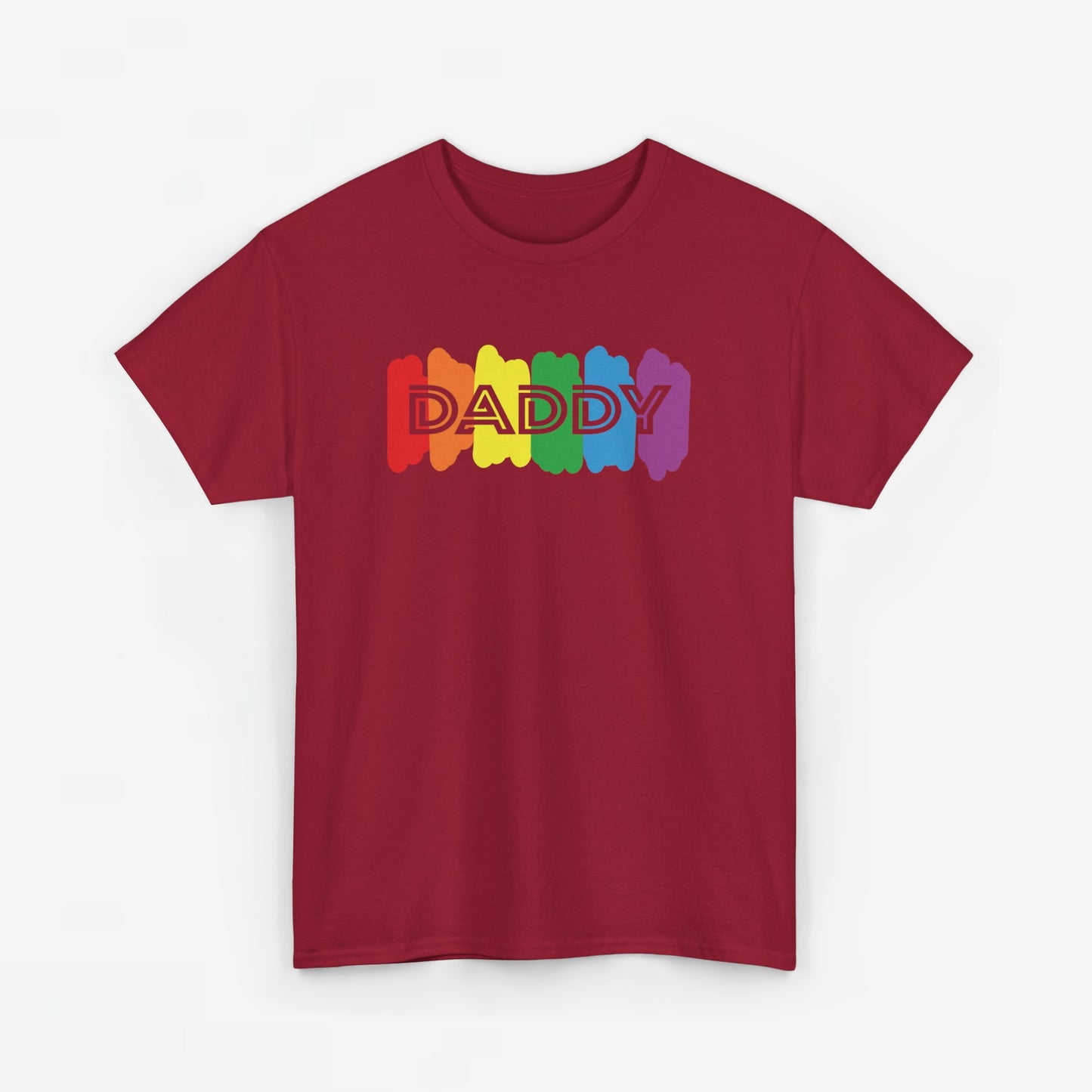 Gay Pride T-shirt - Regenboog Daddy - Oversized #64