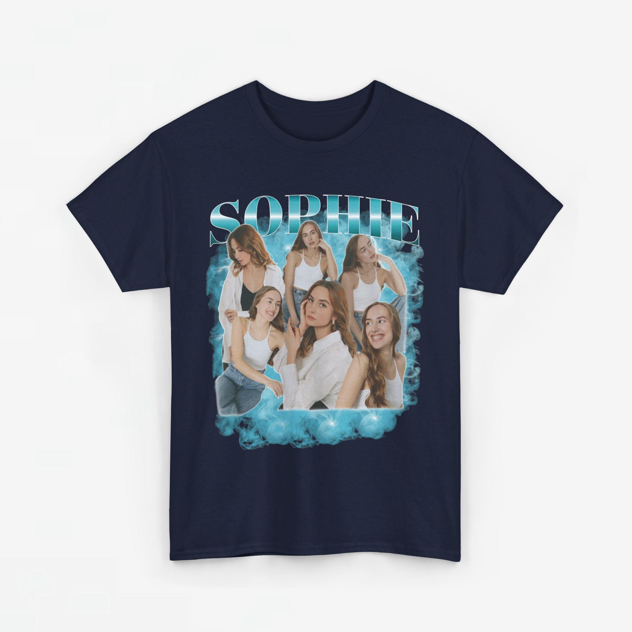 Gepersonaliseerde Cadeau - Vriendin/Vrouw Foto T-shirt - Grappige 90s Bootleg Shirt