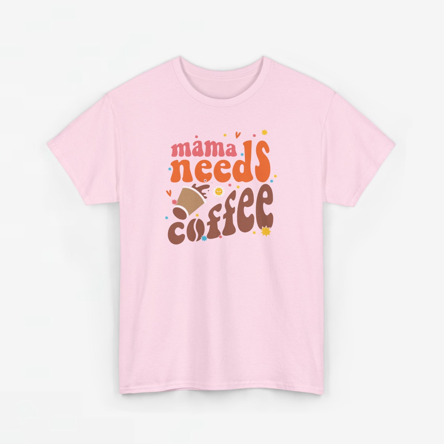 Moederdag Mama Cadeau - T-shirt - Mama Needs Coffee - Oversized - #22