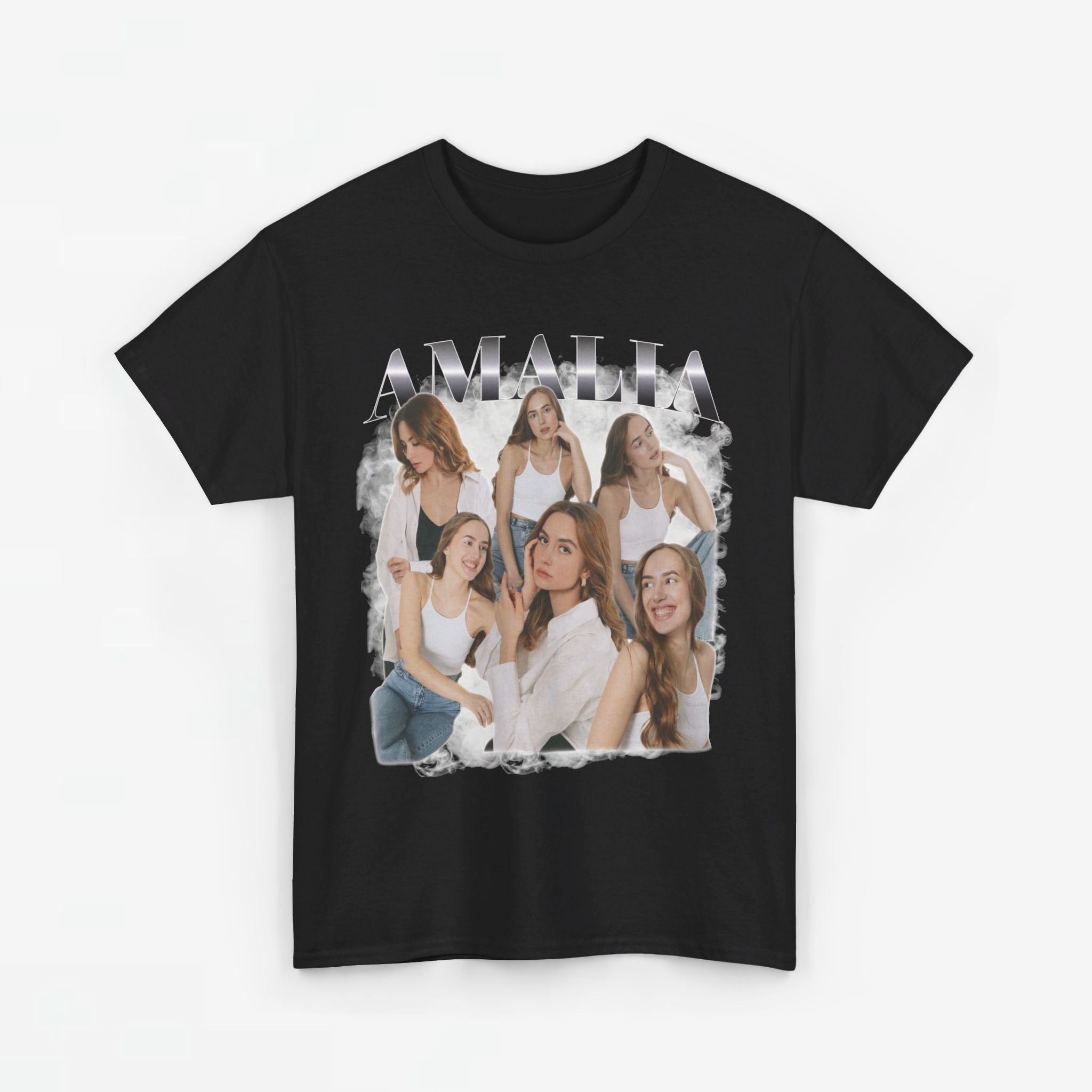 Gepersonaliseerde Cadeau - Vriendin/Vrouw Foto T-shirt - Grappige 90s Bootleg Shirt