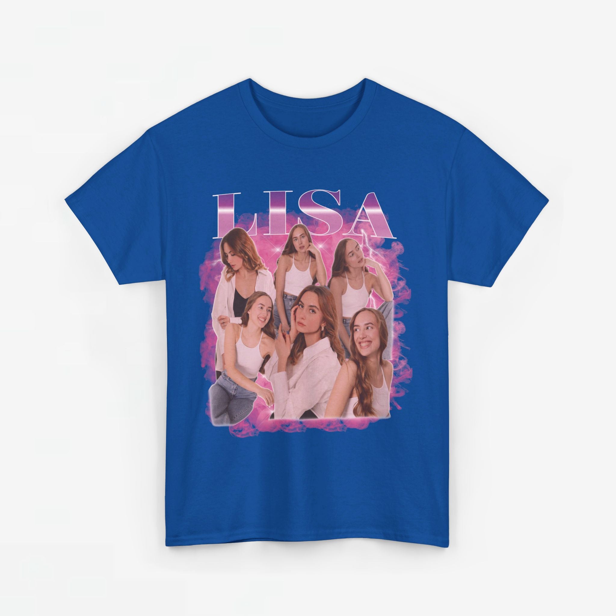 Gepersonaliseerde Cadeau - Vriendin/Vrouw Foto T-shirt - Grappige 90s Bootleg Shirt