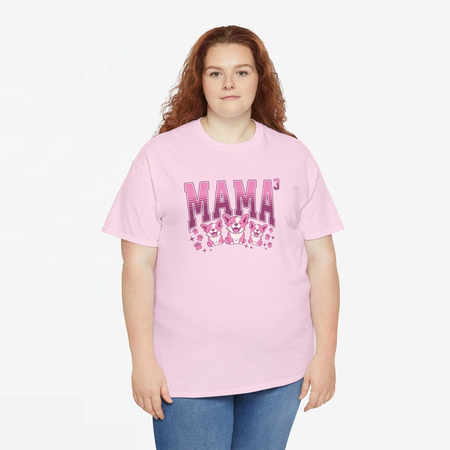Moederdag Mama Cadeau - T-shirt - Mama van 3 - Oversized - #92