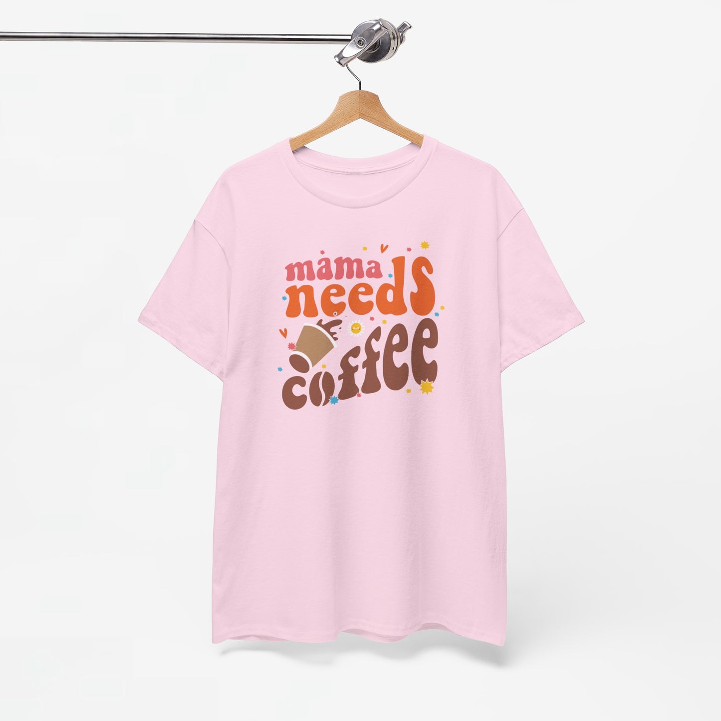 Moederdag Mama Cadeau - T-shirt - Mama Needs Coffee - Oversized - #22