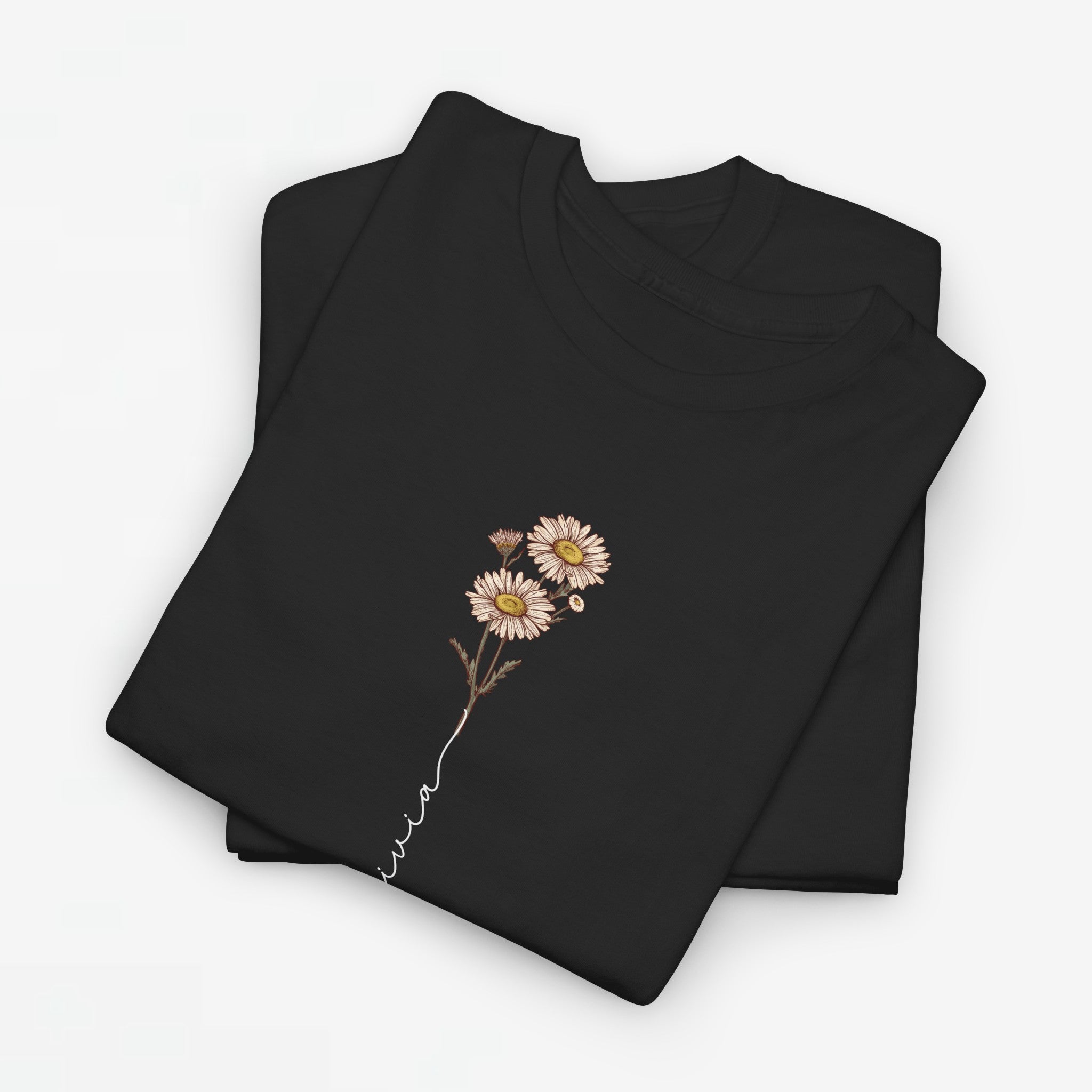 Gepersonaliseerde Moederdag Mama Cadeau - T-shirt - Geboortemaand bloem met naam