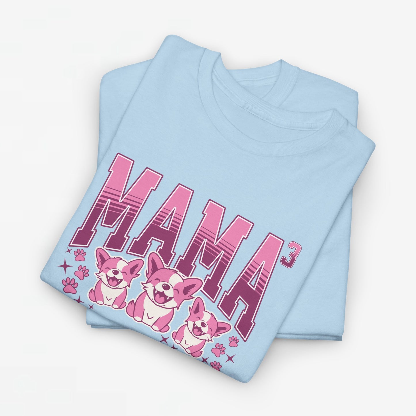 Moederdag Mama Cadeau - T-shirt - Mama van 3 - Oversized - #92