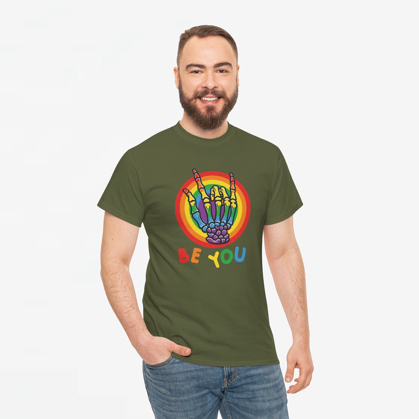 Gay Pride T-shirt - Be You - Oversized #75