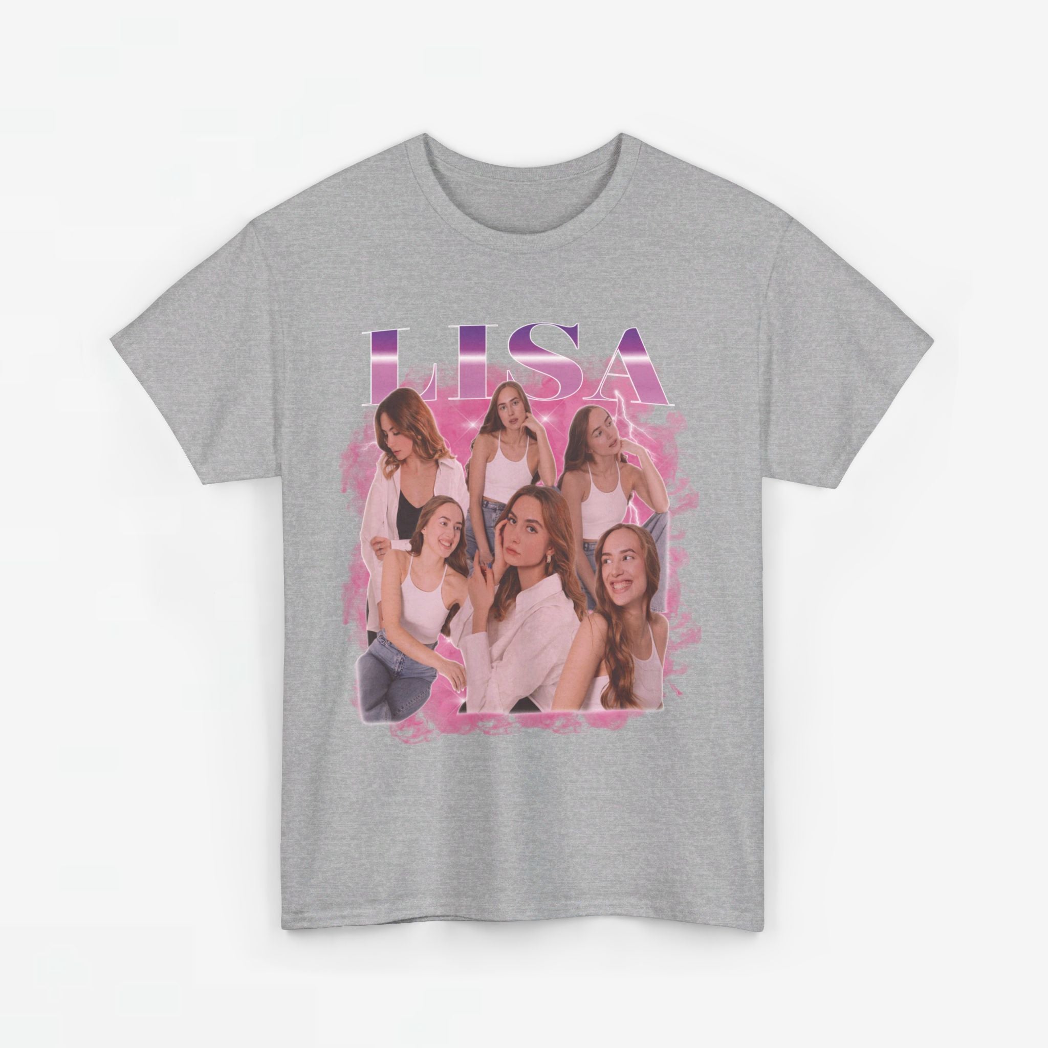 Gepersonaliseerde Cadeau - Vriendin/Vrouw Foto T-shirt - Grappige 90s Bootleg Shirt