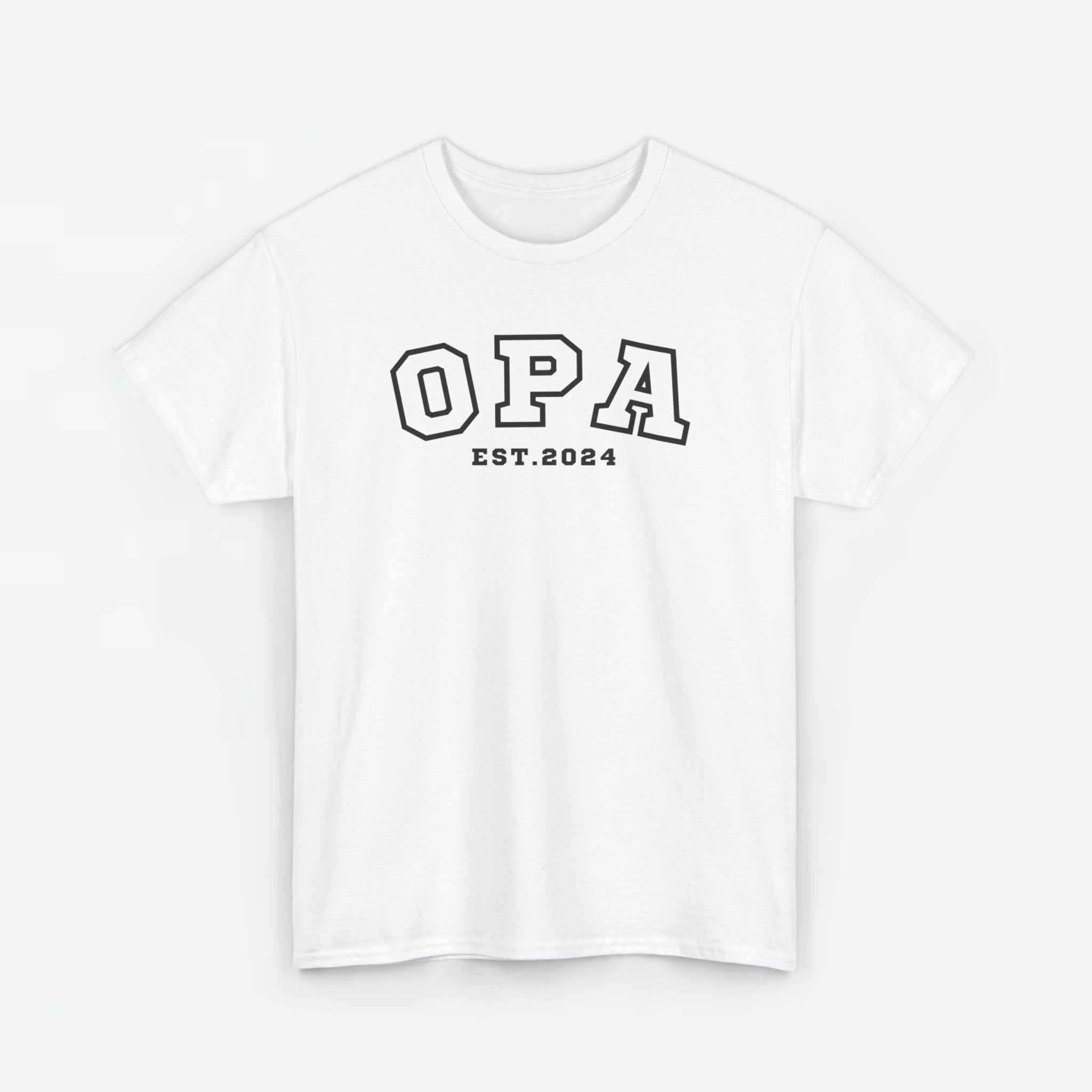 Gepersonaliseerd Opa T-shirt met EST jaartal