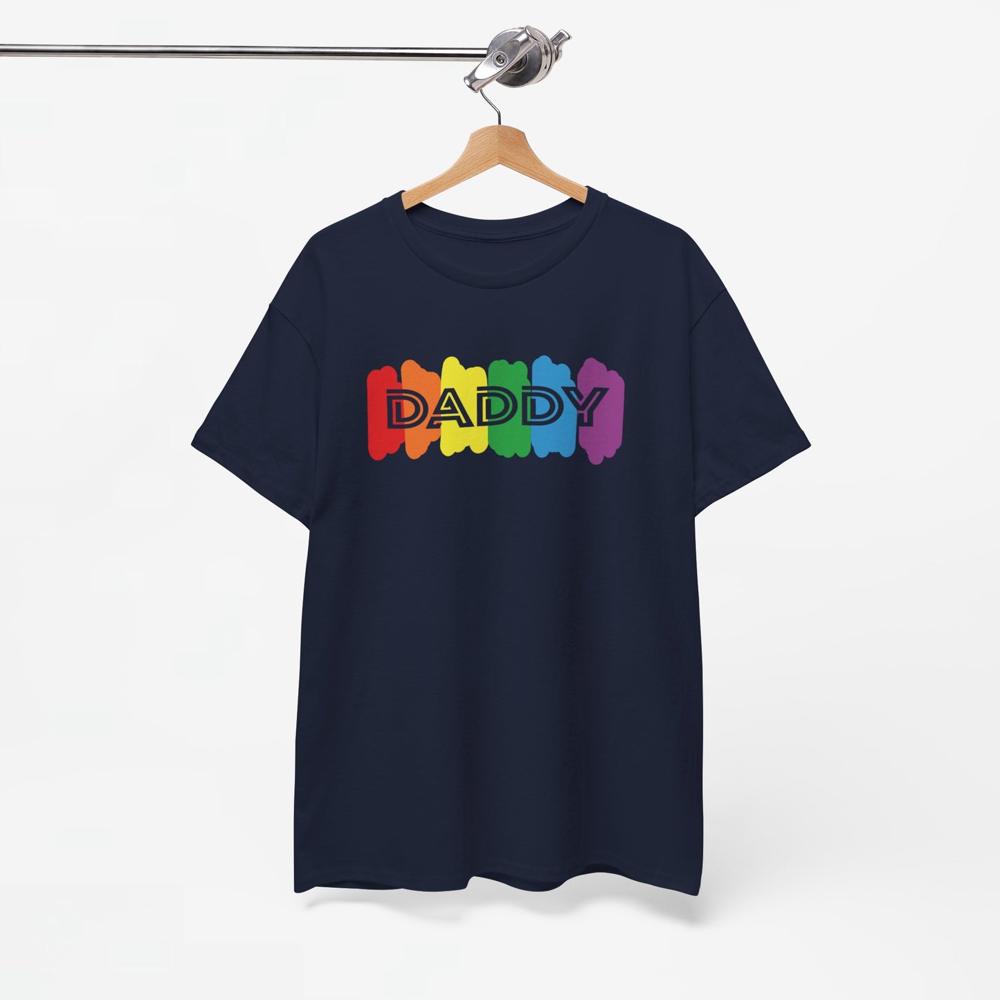 Gay Pride T-shirt - Regenboog Daddy - Oversized #64