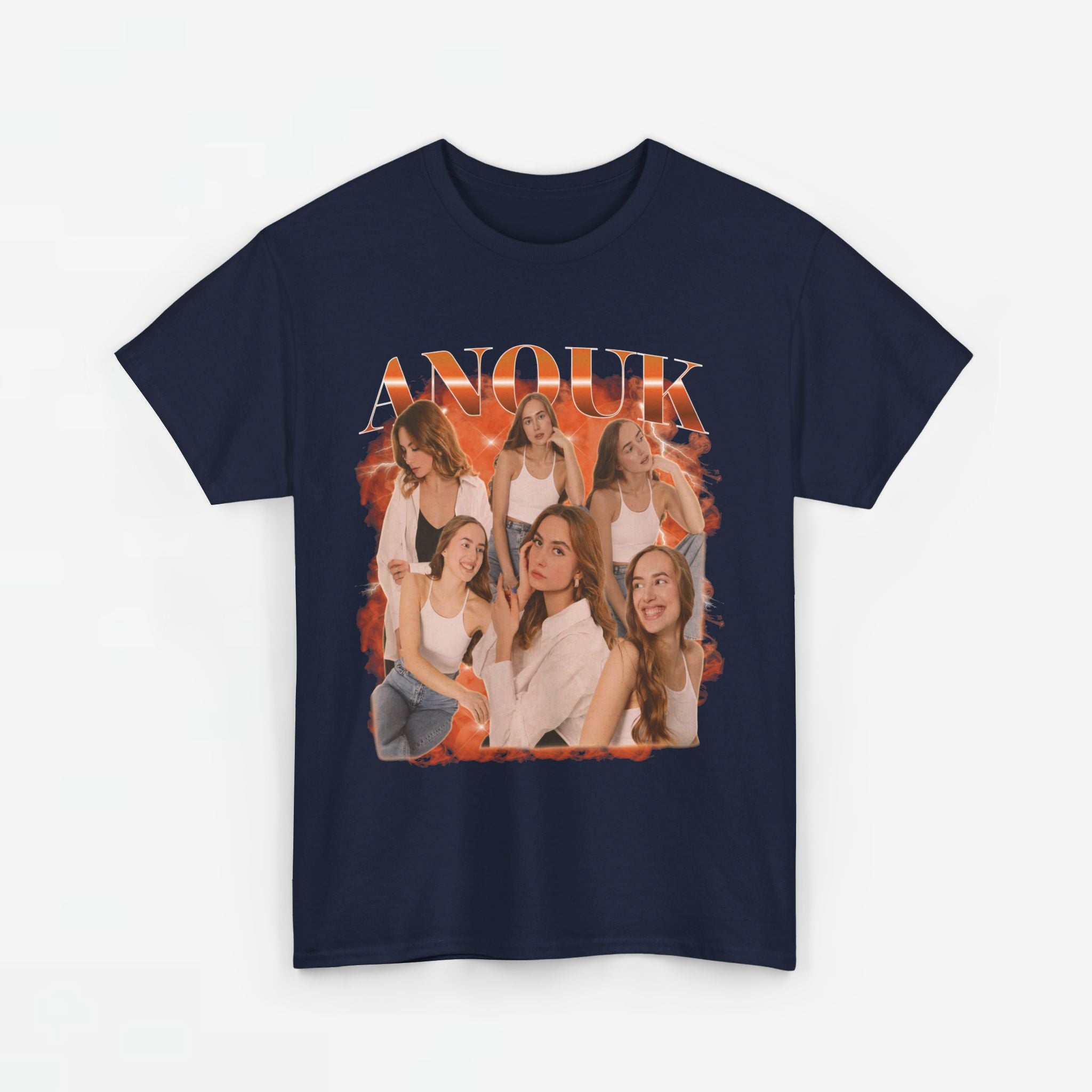 Gepersonaliseerde Cadeau - Vriendin/Vrouw Foto T-shirt - Grappige 90s Bootleg Shirt