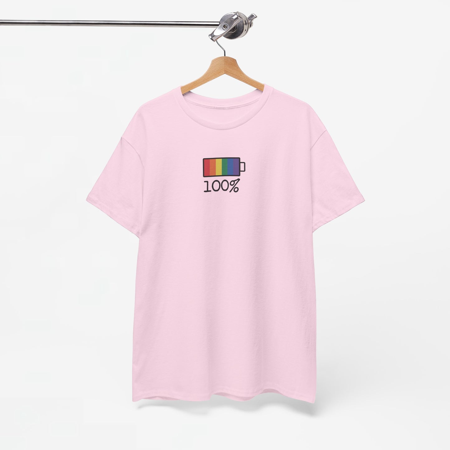 Gay Pride T-shirt - 100% Regenboog - Oversized #33