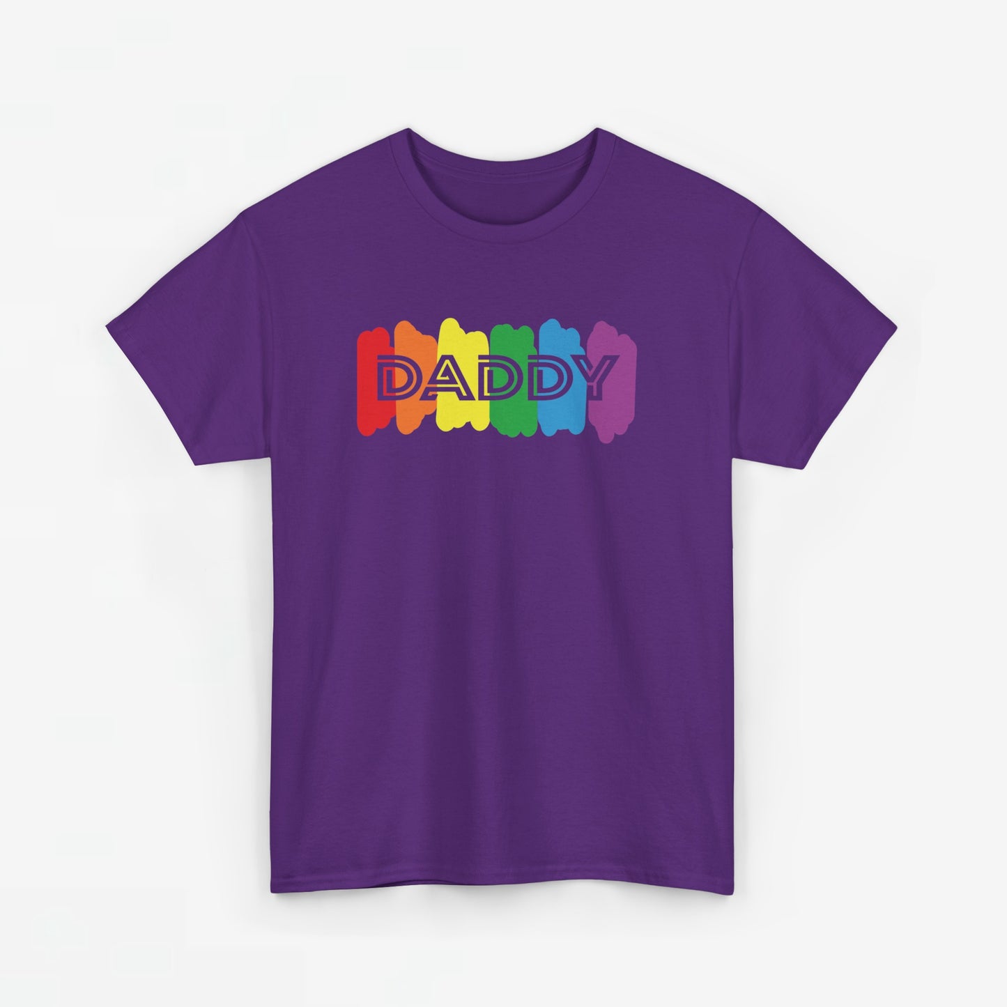 Gay Pride T-shirt - Regenboog Daddy - Oversized #64