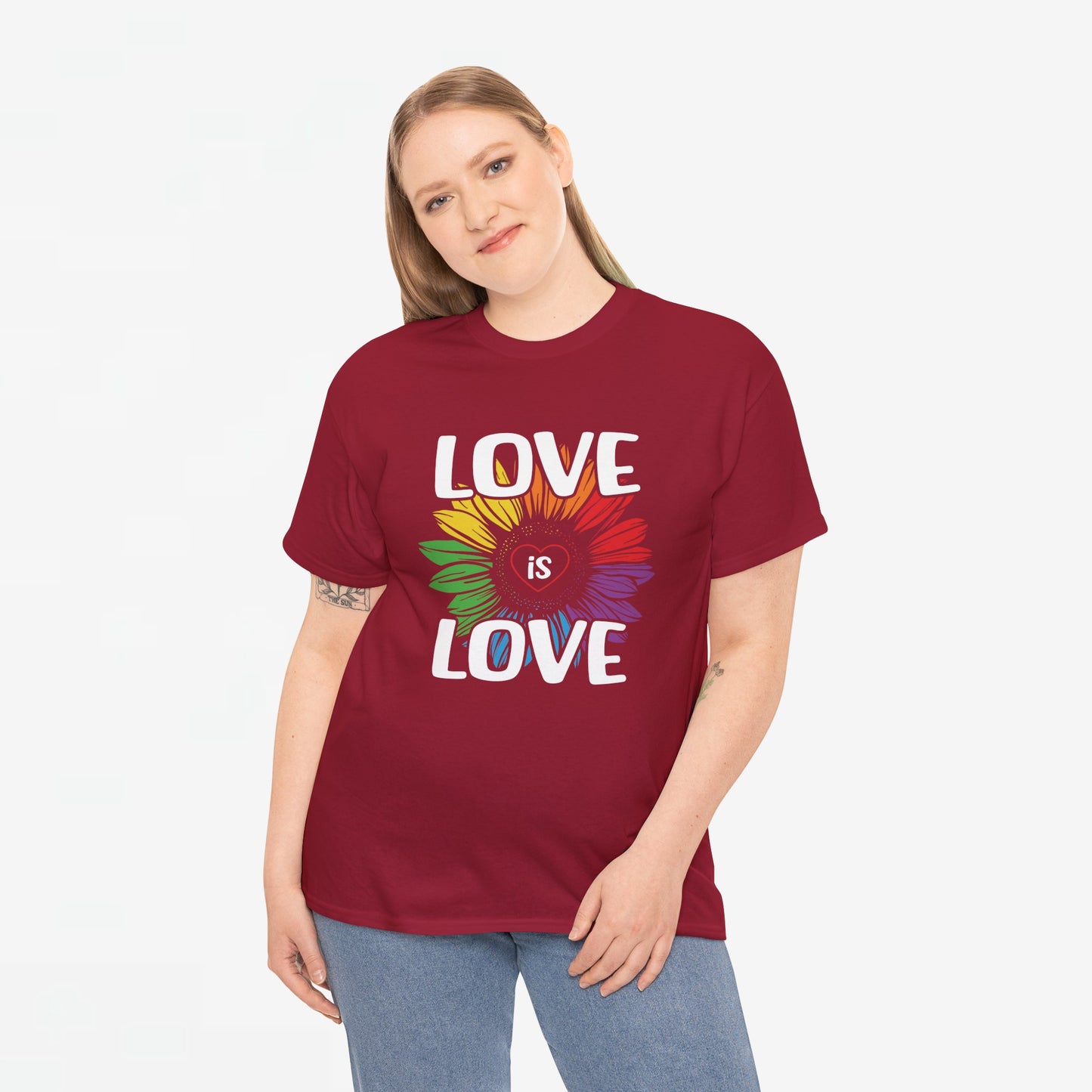 Gay Pride T-shirt - Love is Love - Oversized #65